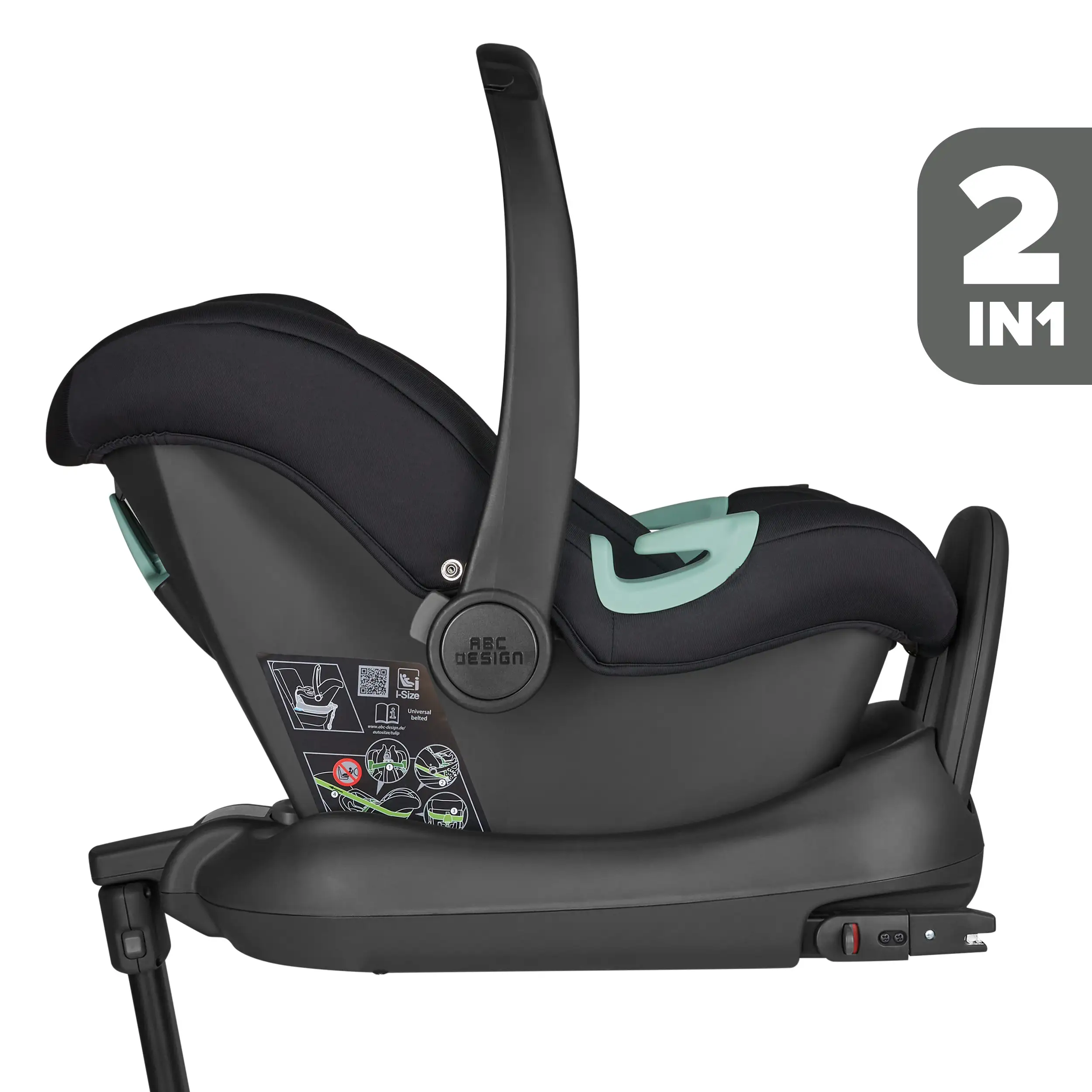 Car seat Tulip i-Size incl. swivel Isofix Base Root - Black