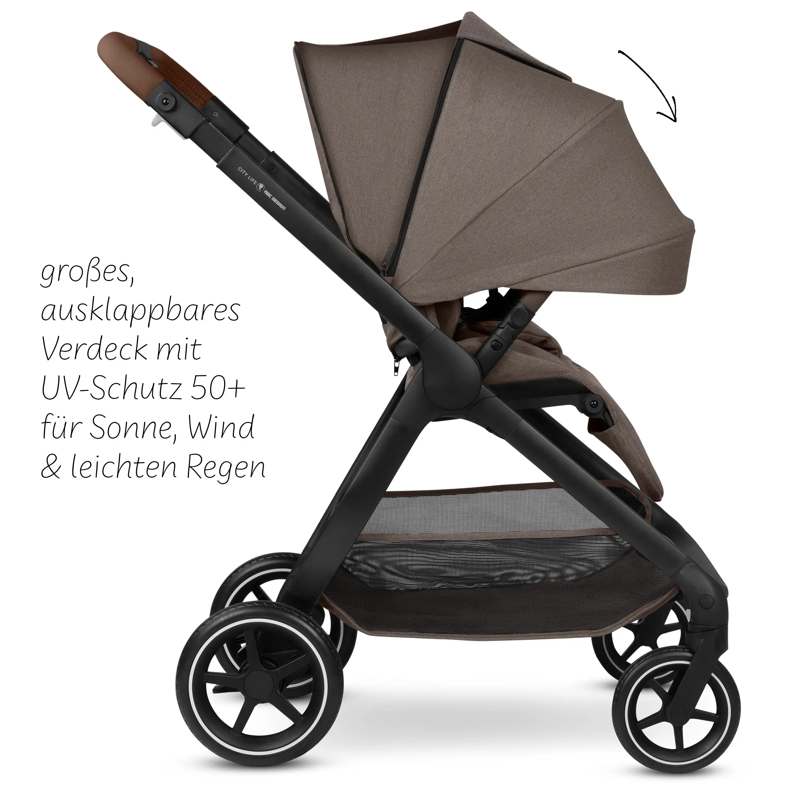3in1 Stroller Set City Life incl. infant car seat Maxi Cosi Pebble 360 Pro 2 - Nature