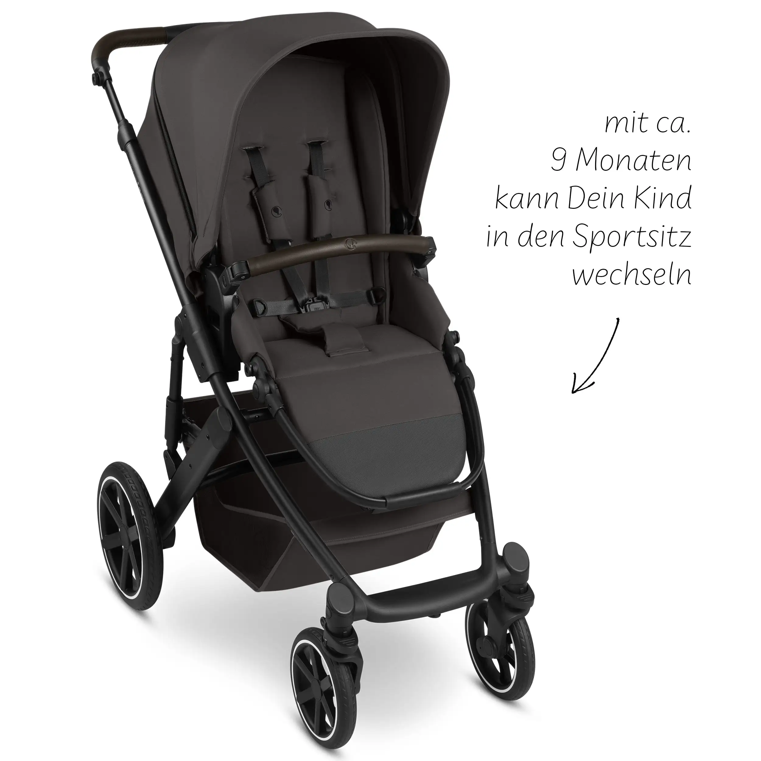 3in1 Stroller Set Salsa Core incl. infant car seat Calla with Reclining Function - Falcon