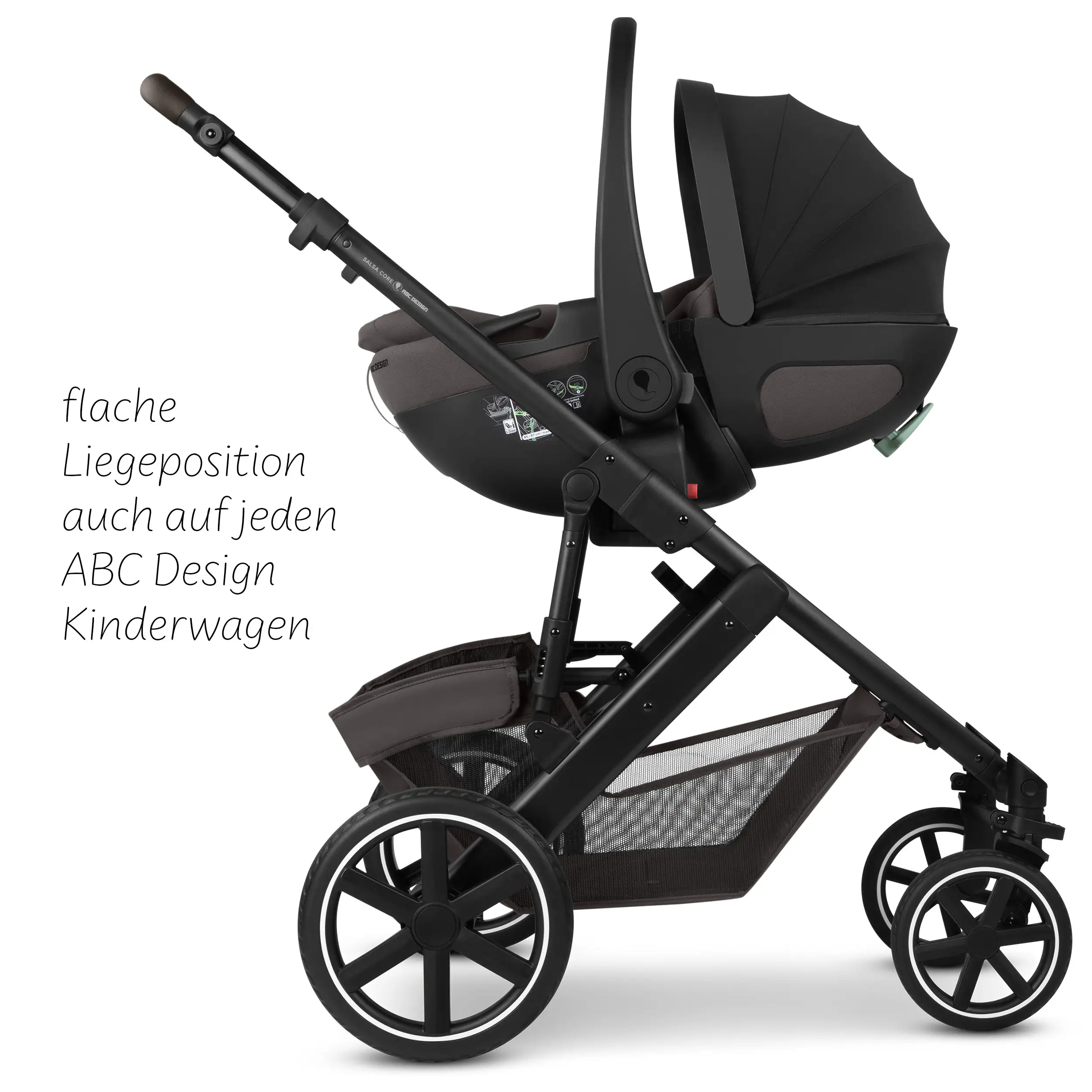 Calla i-Size lie-flat infant car seat incl. rotating ISOFIX Base Root - Falcon