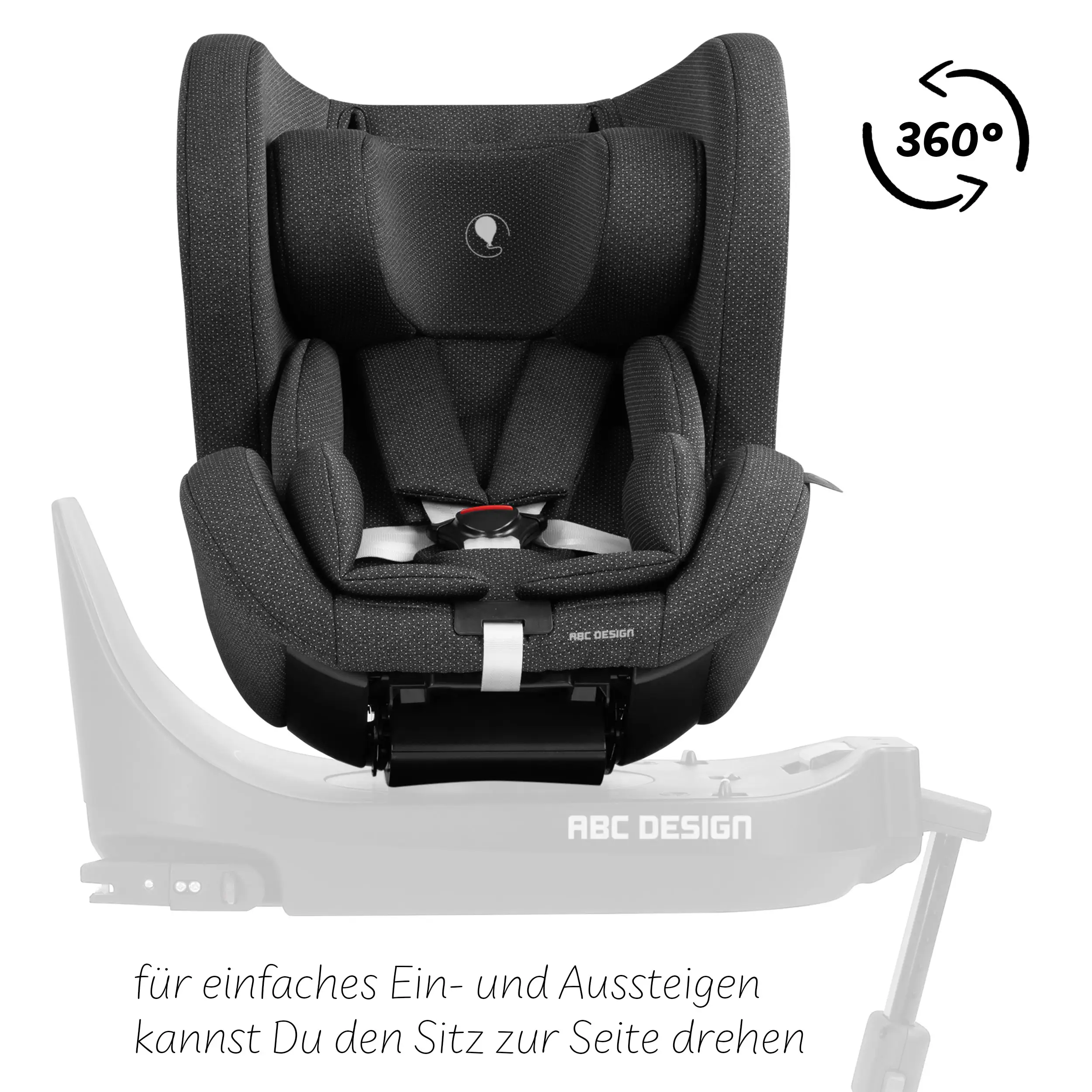 Lily i-Size child car seat incl. rotating ISOFIX Base Root - Bubble