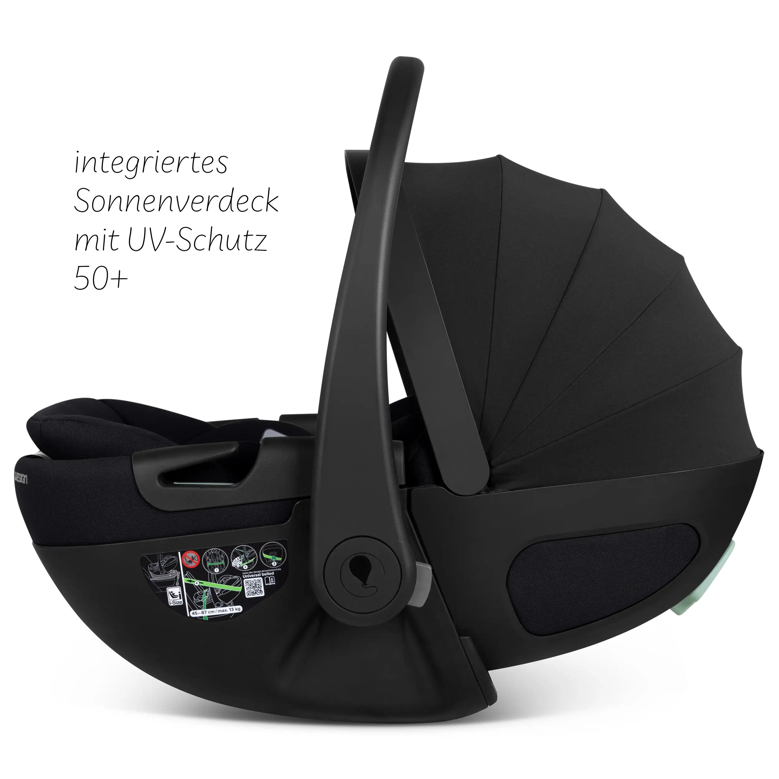Calla i-Size Infant Car Seat with Reclining Function - Ink