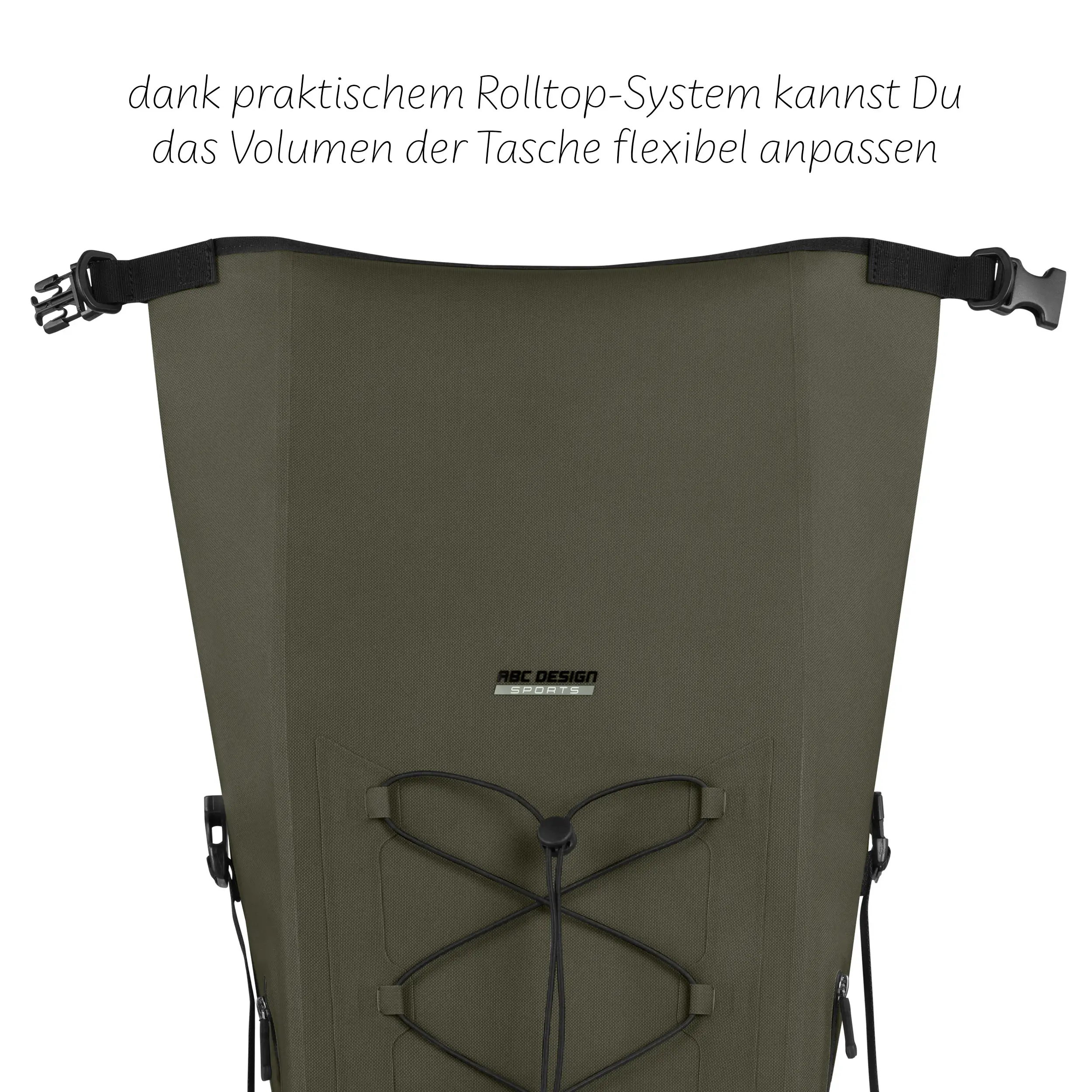 Sion 20L saddle bag for strollers, bike trailers & everyday use - Avocado