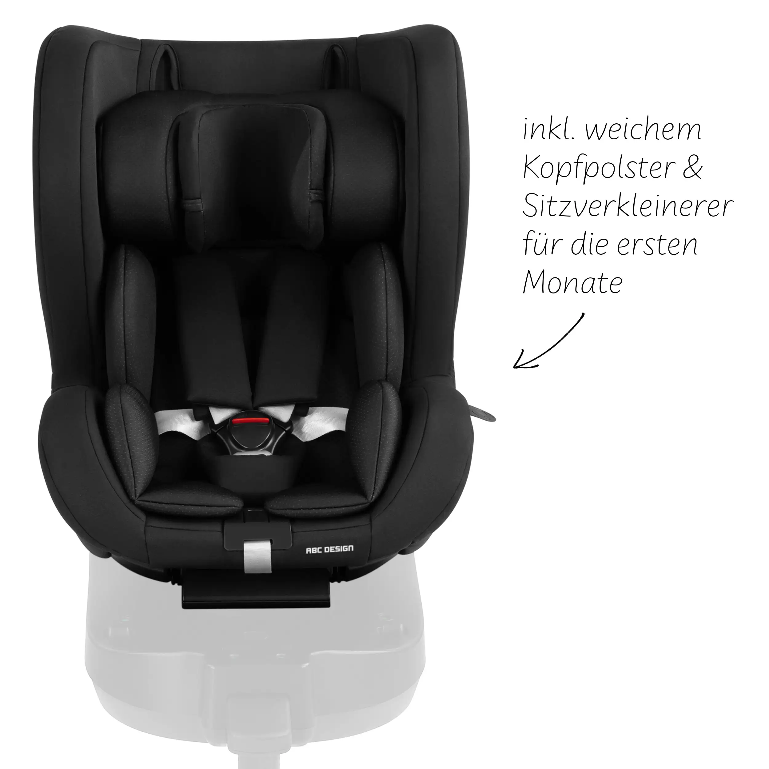 Reboard Car Seat Lily i-Size (from birth to 4 years) - Black