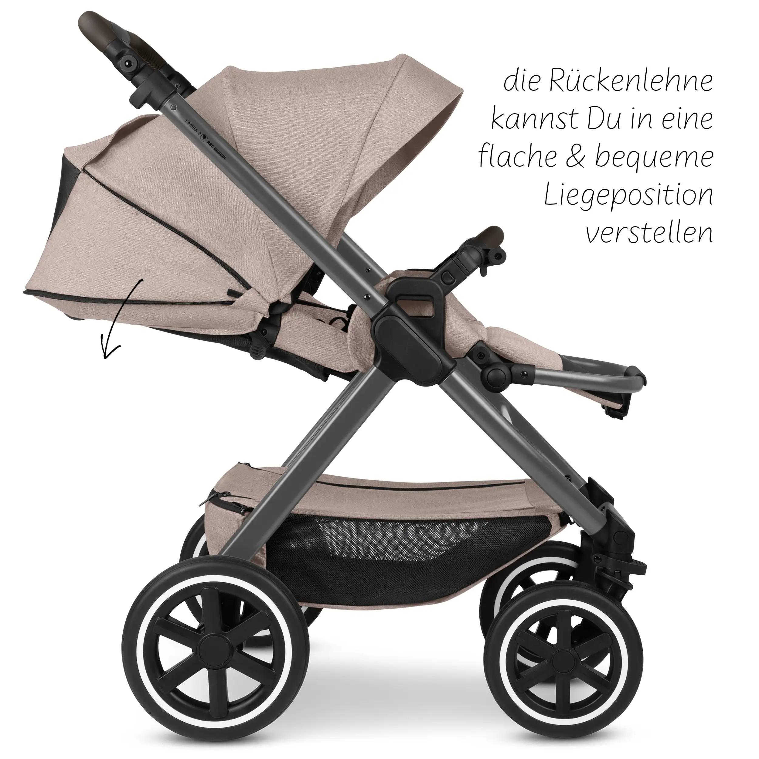 2in1 Stroller Samba 2 - Camel