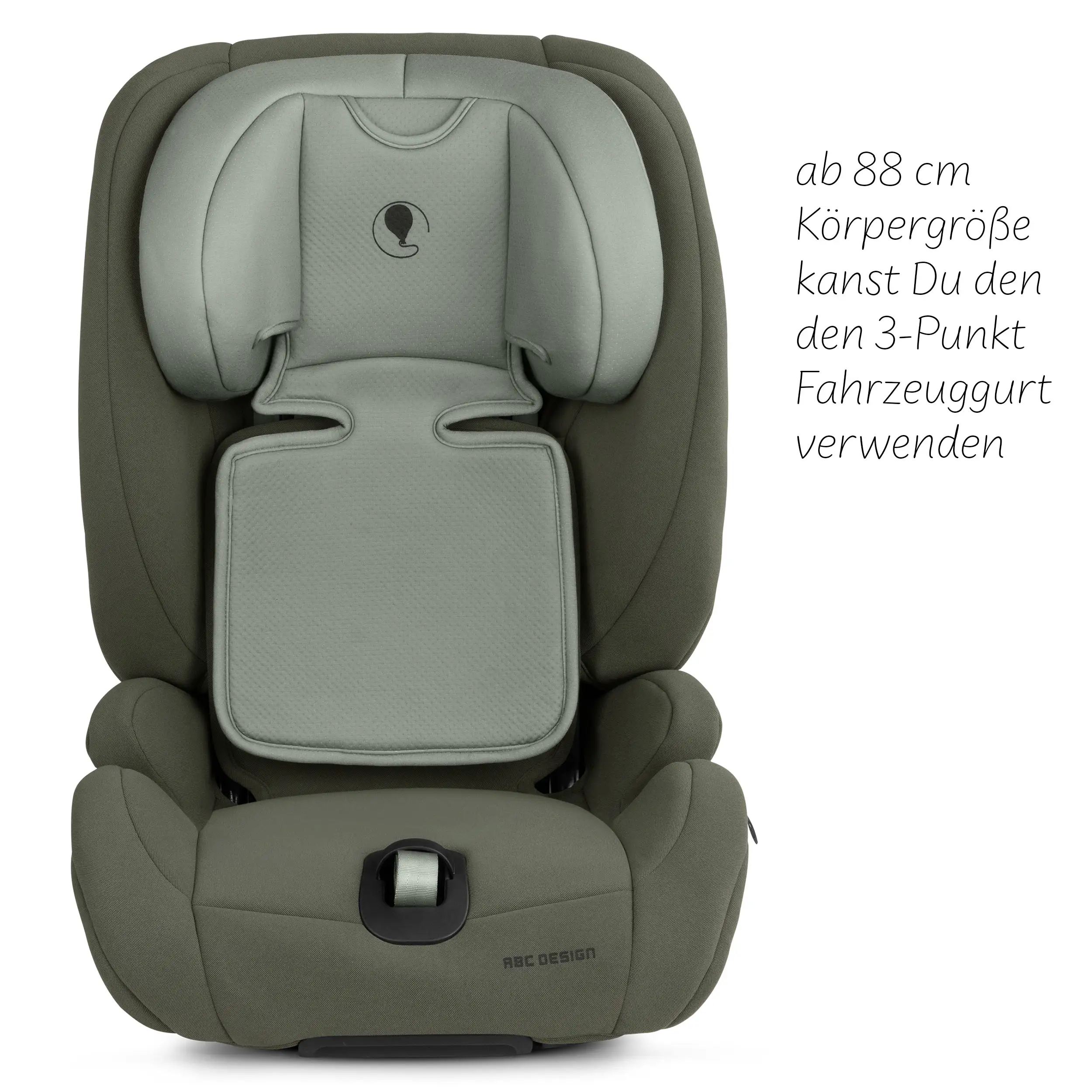 Car Seat Aspen 2 Fix i-Size (from 15 months to 12 years) - Sage