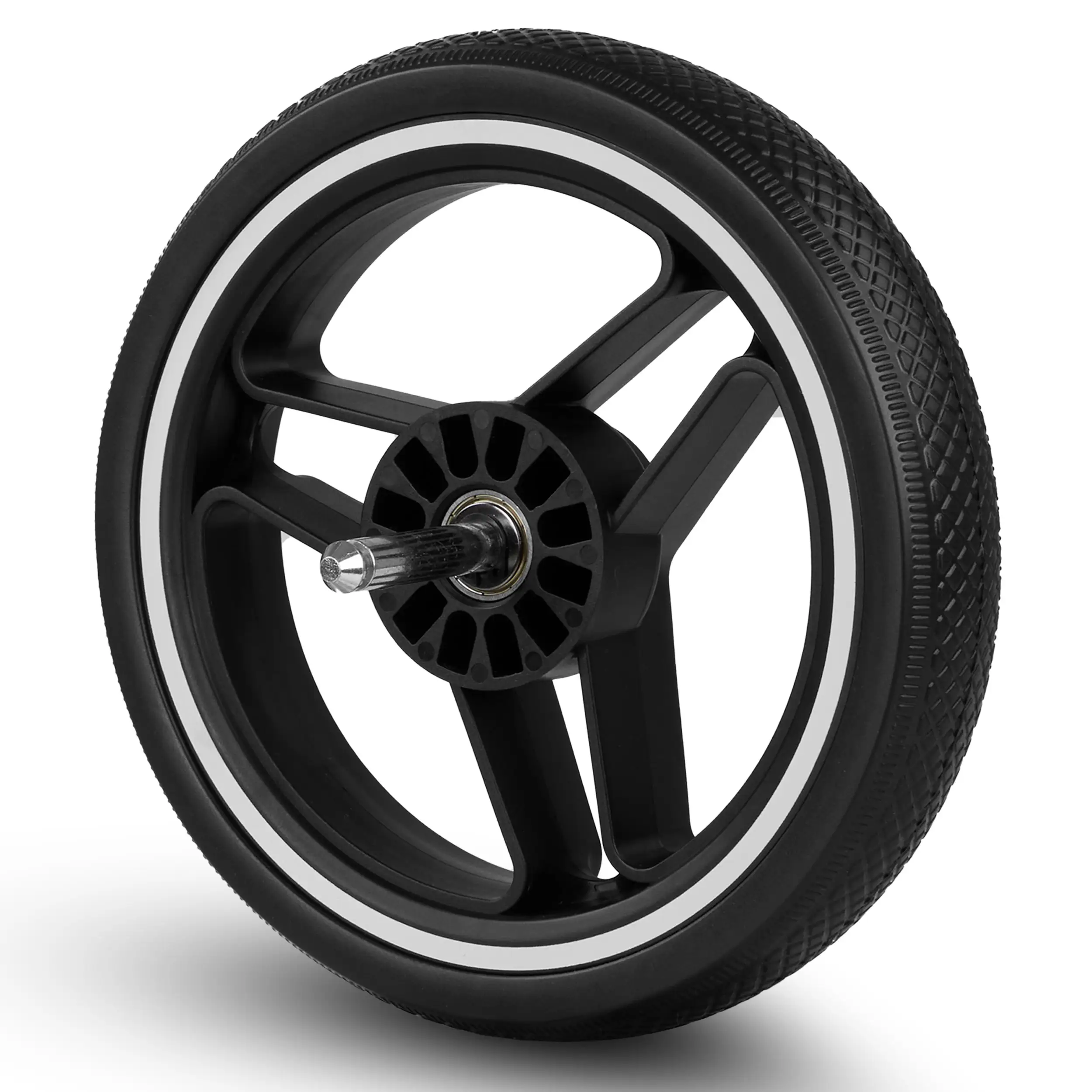 Rear wheel for Ping 3 Trekking / Ping Two Trekking - All Terrain Black / White Wall