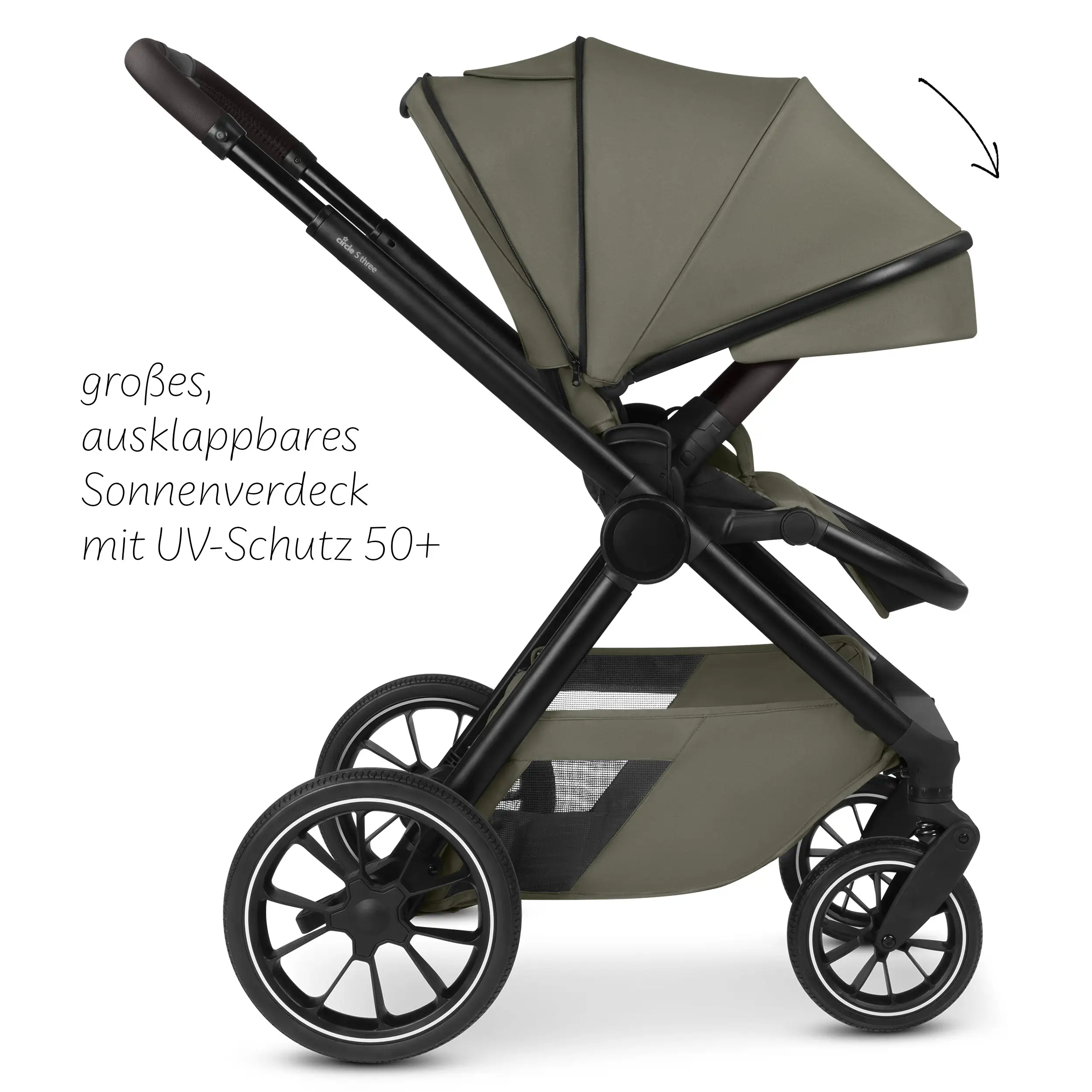 2in1 Stroller S Three - Wheat