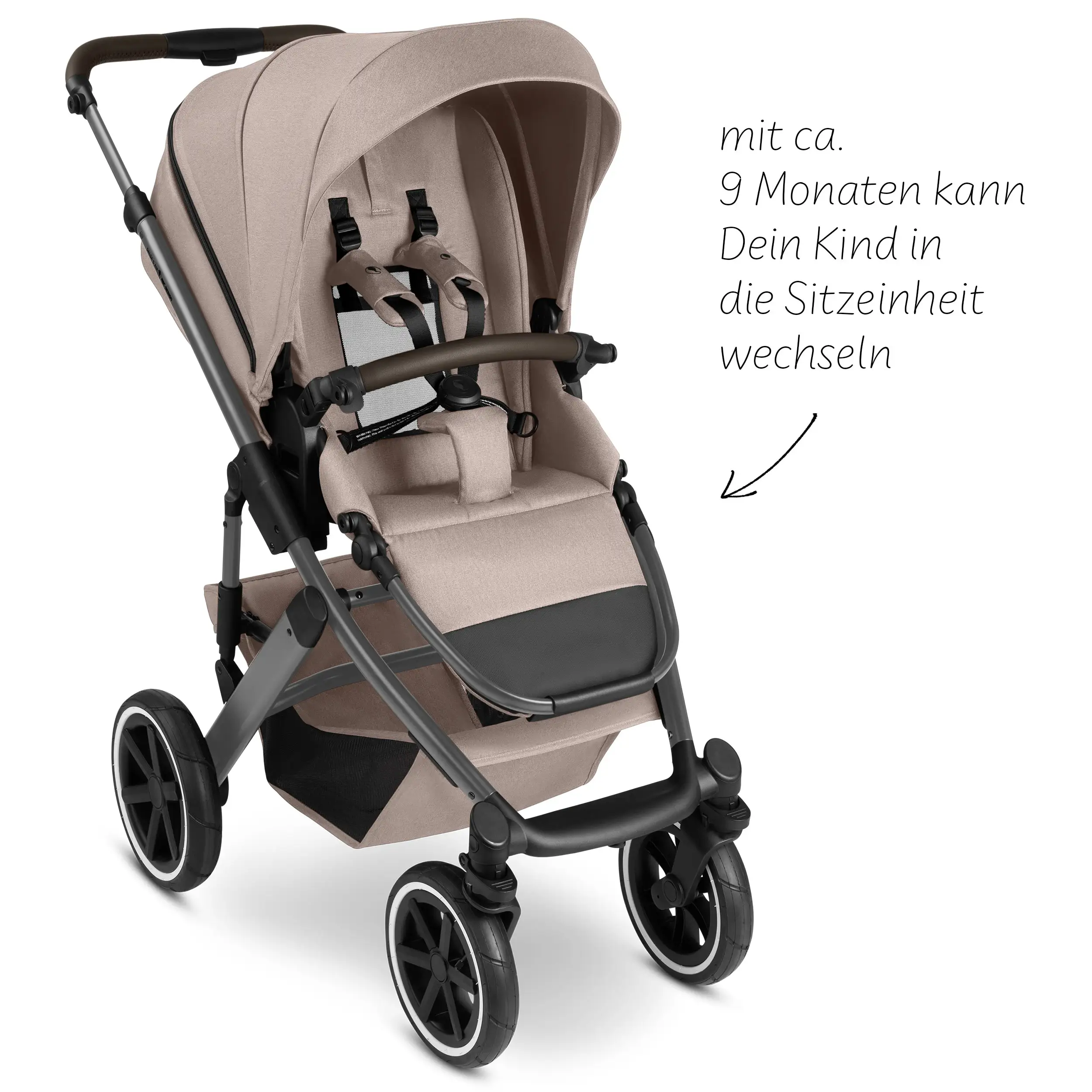 3in1 Stroller-Set Salsa 5 Air - Camel