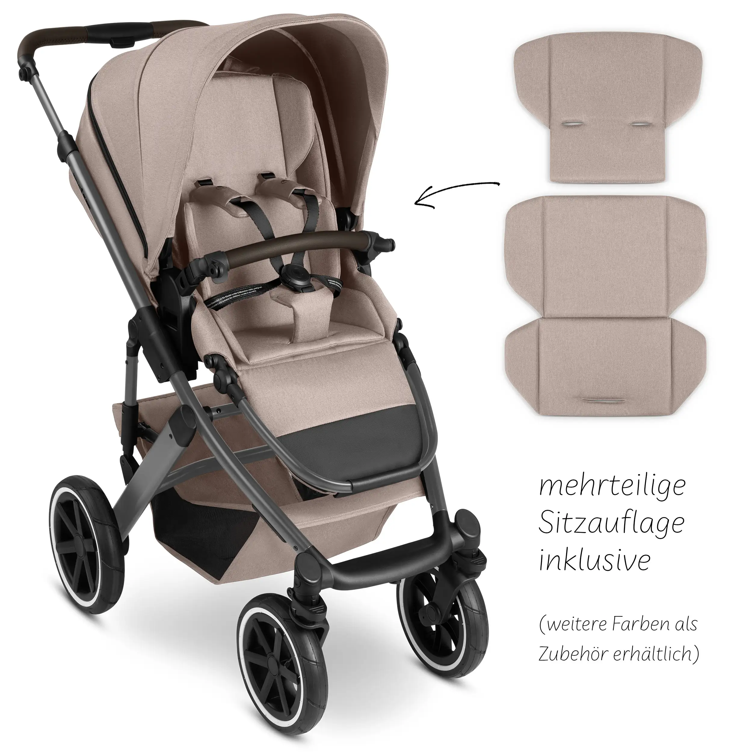 3in1 Stroller-Set Salsa 5 Air - Camel