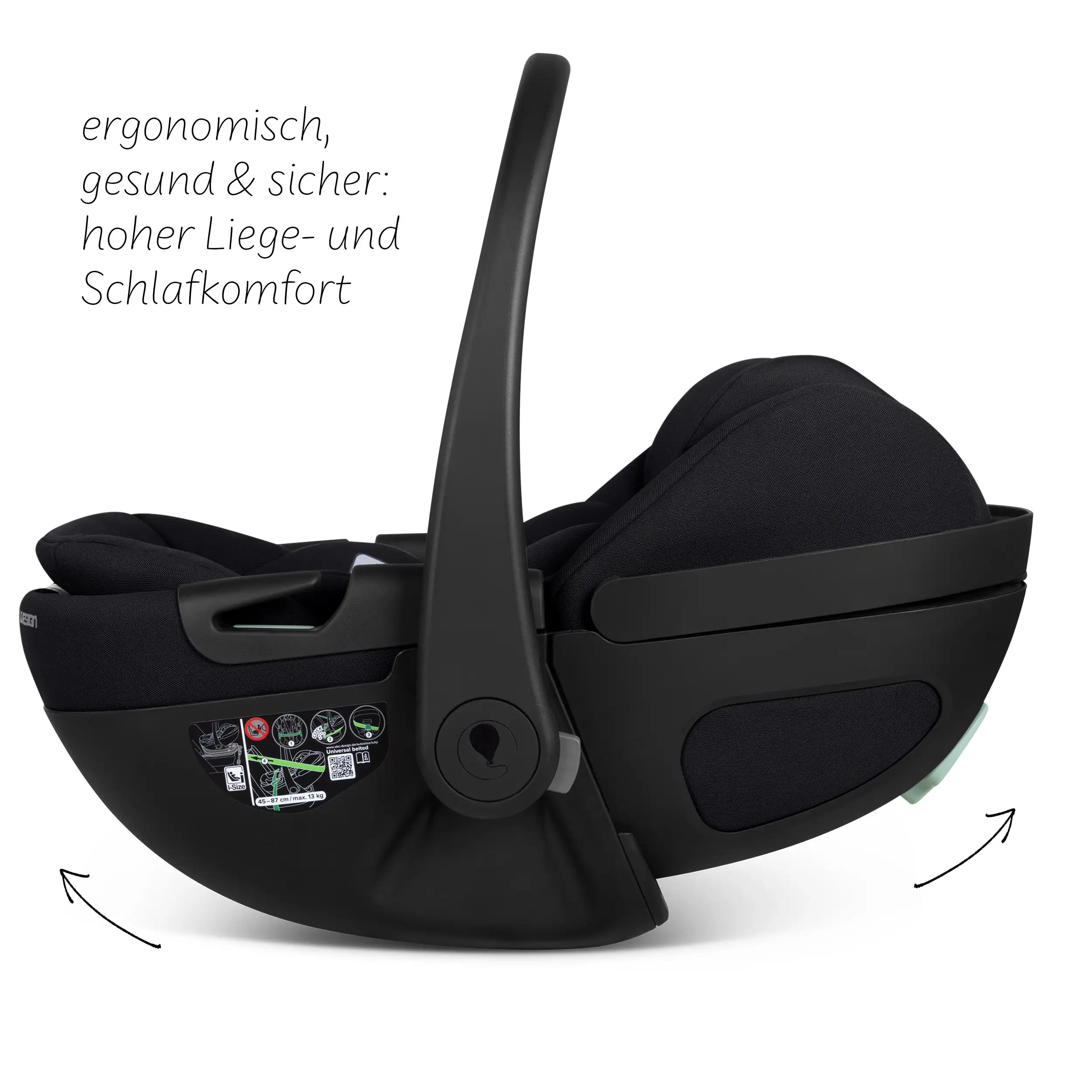 Calla i-Size Infant Car Seat with Reclining Function - Ink