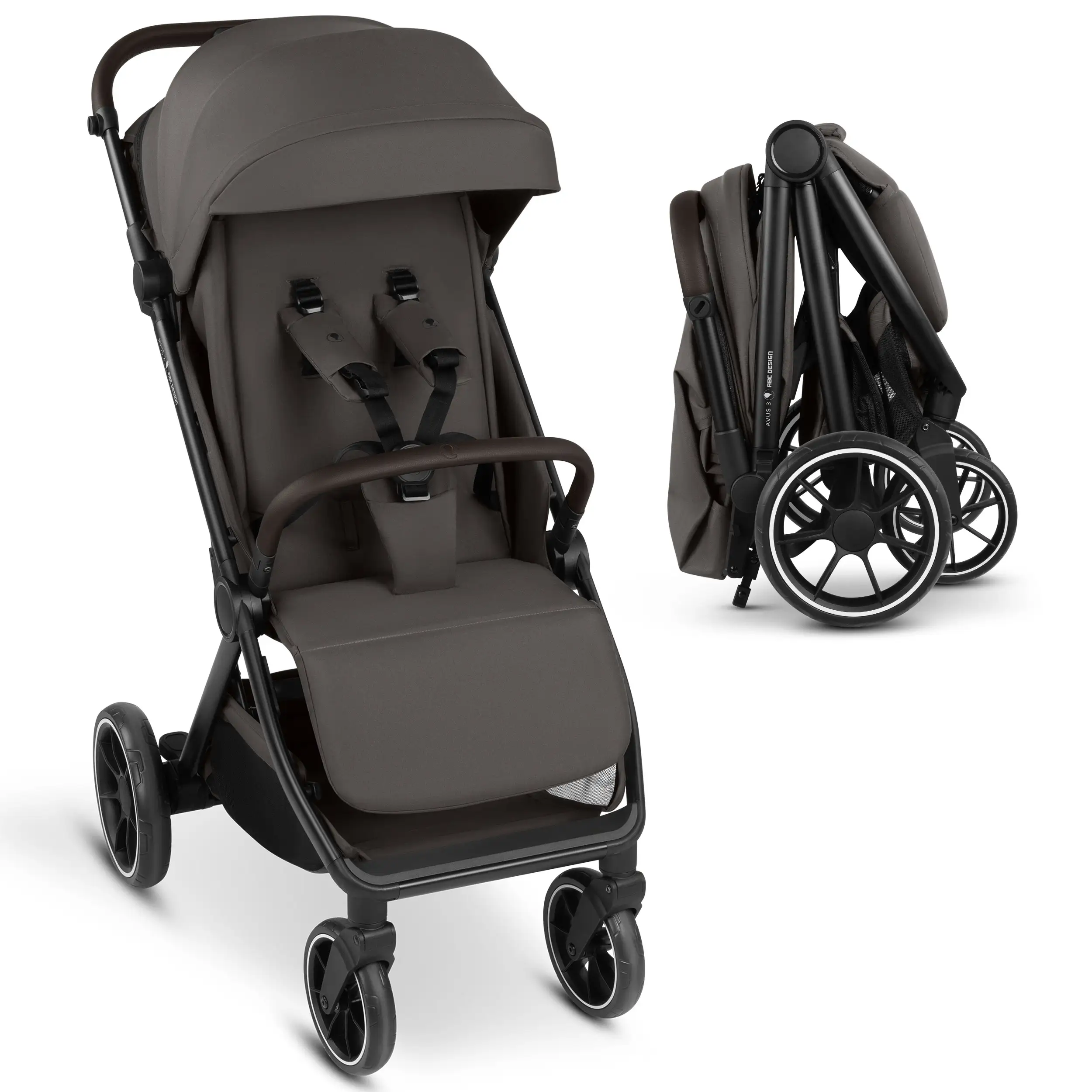Avus 3 Stroller - Nut