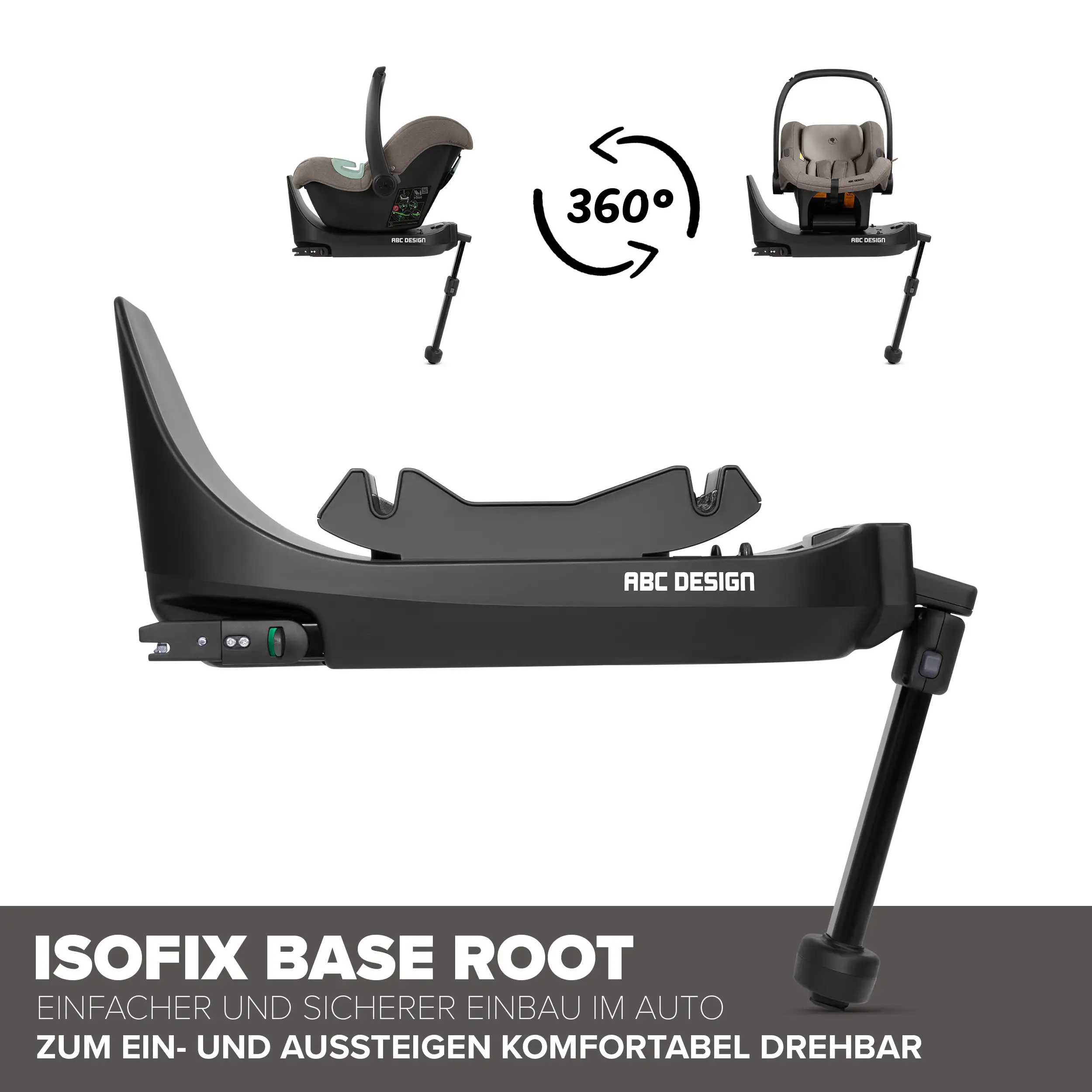 4-in-1 Sierra Stroller Set incl. Isofix base - Nut