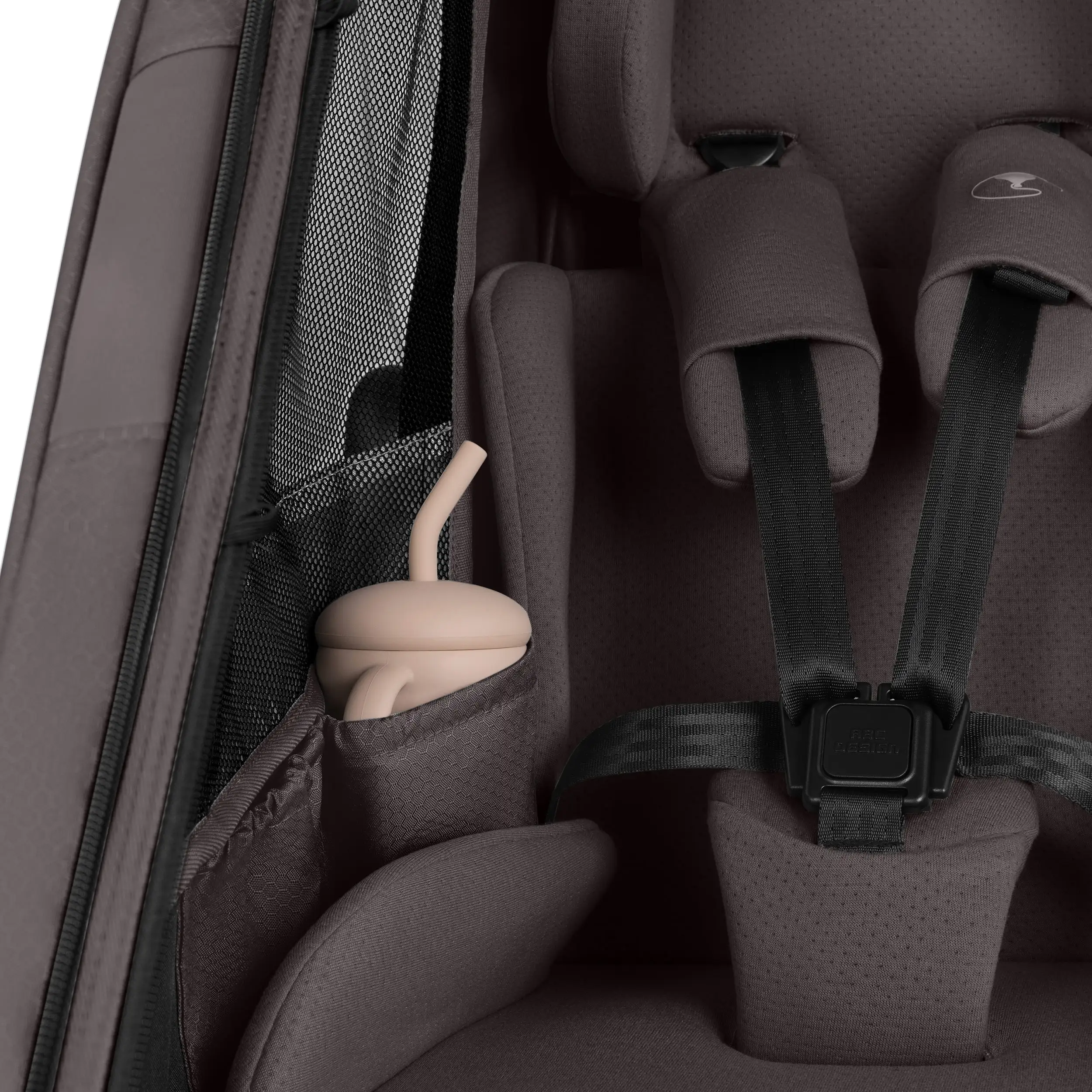 Tour 2 bicycle trailer with 2 comfortable seats & air wheels - Falcon