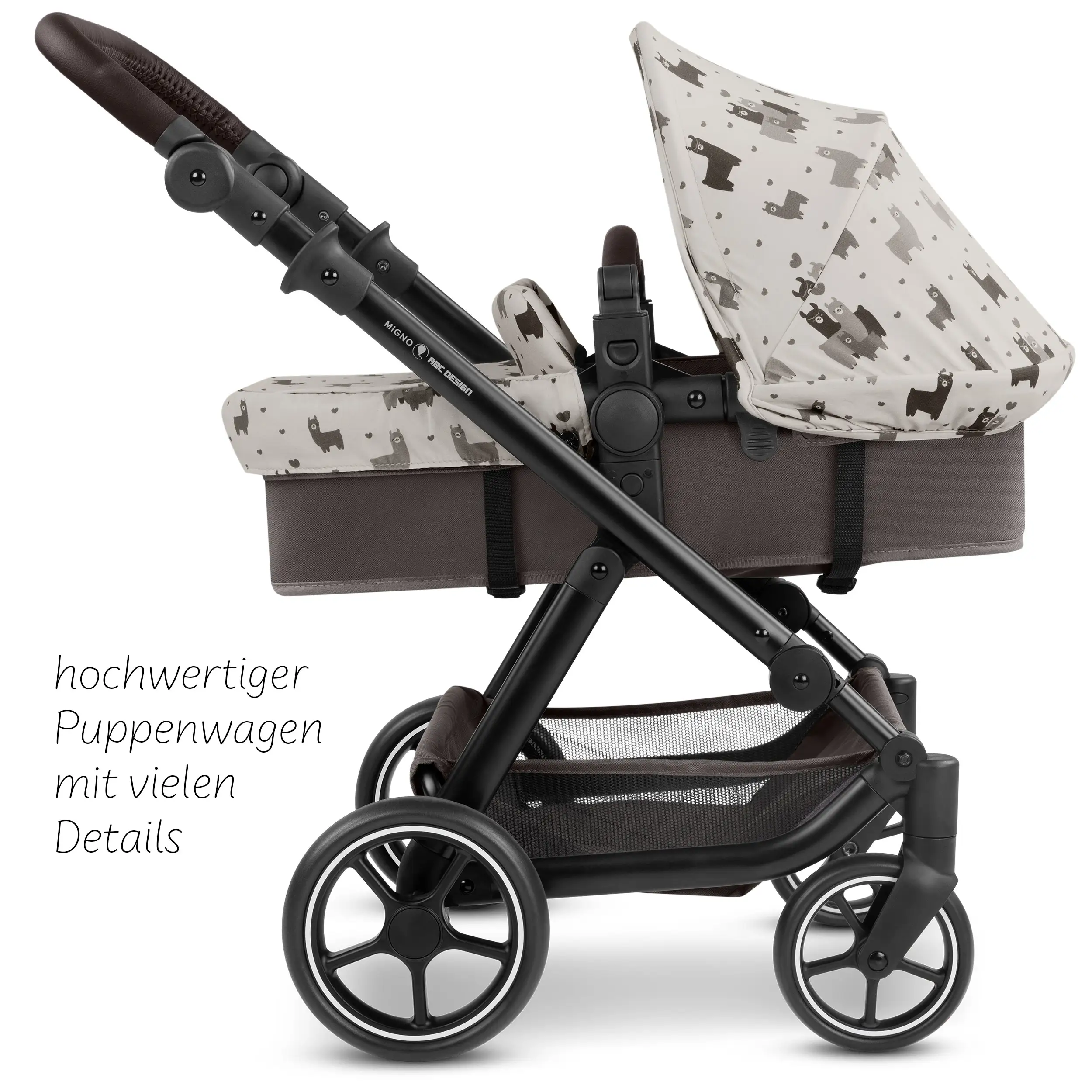 Migno doll's pram - Marron