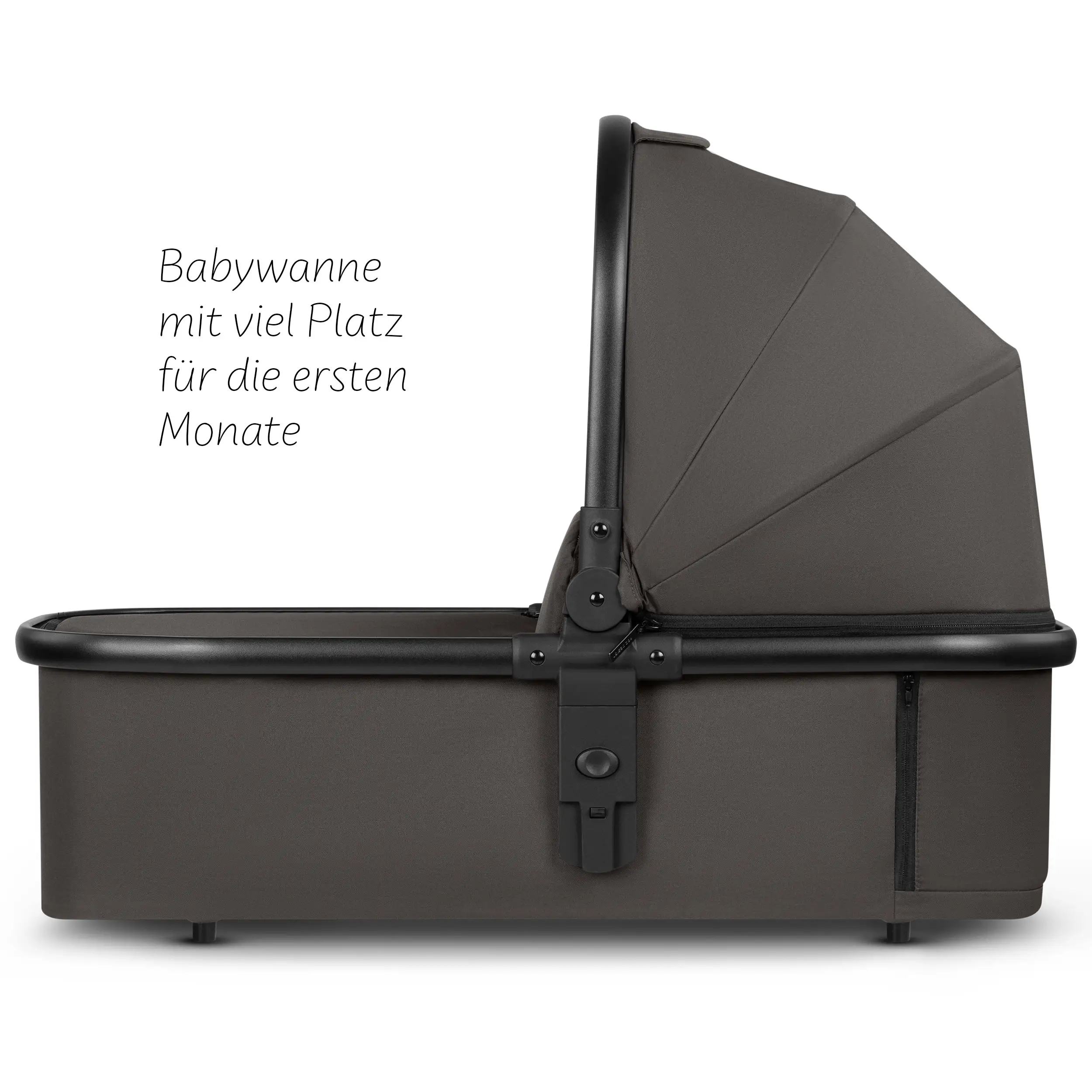 Carrycot for Bayamo double strollers - Nut