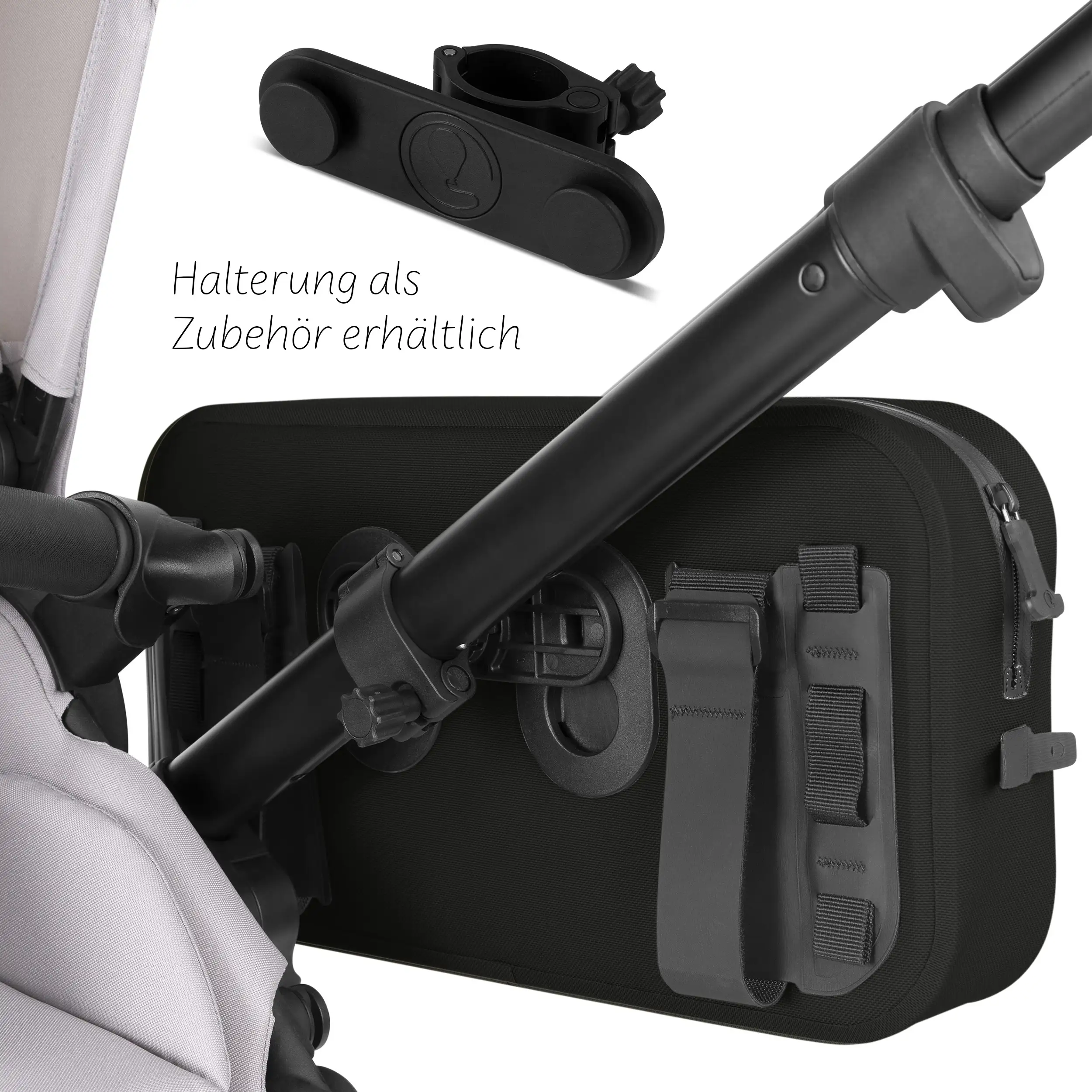 Geneva 4.5L saddle bag for strollers, bikes & everyday use - Ink