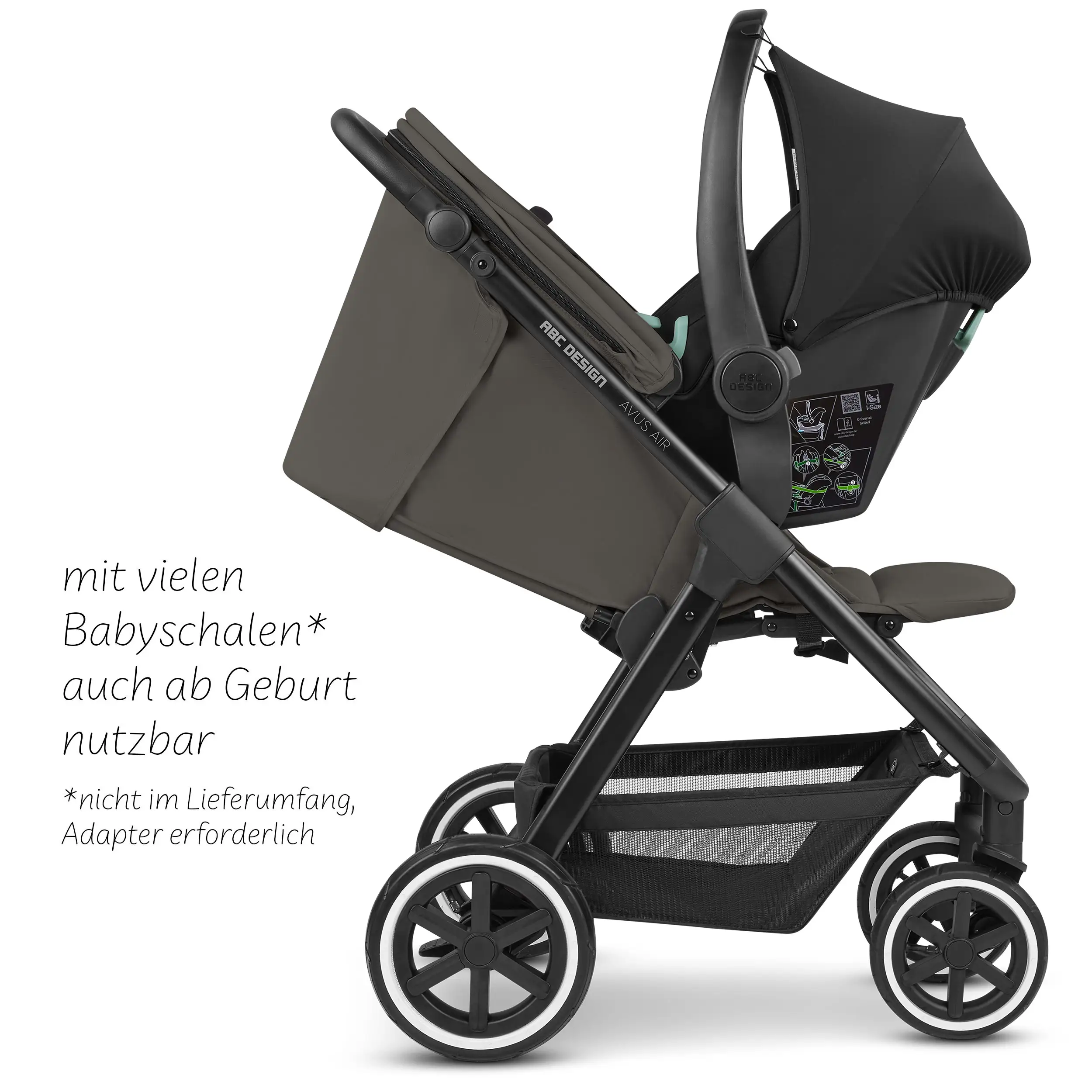 Stroller Avus Air | With Air Tires - Cloud