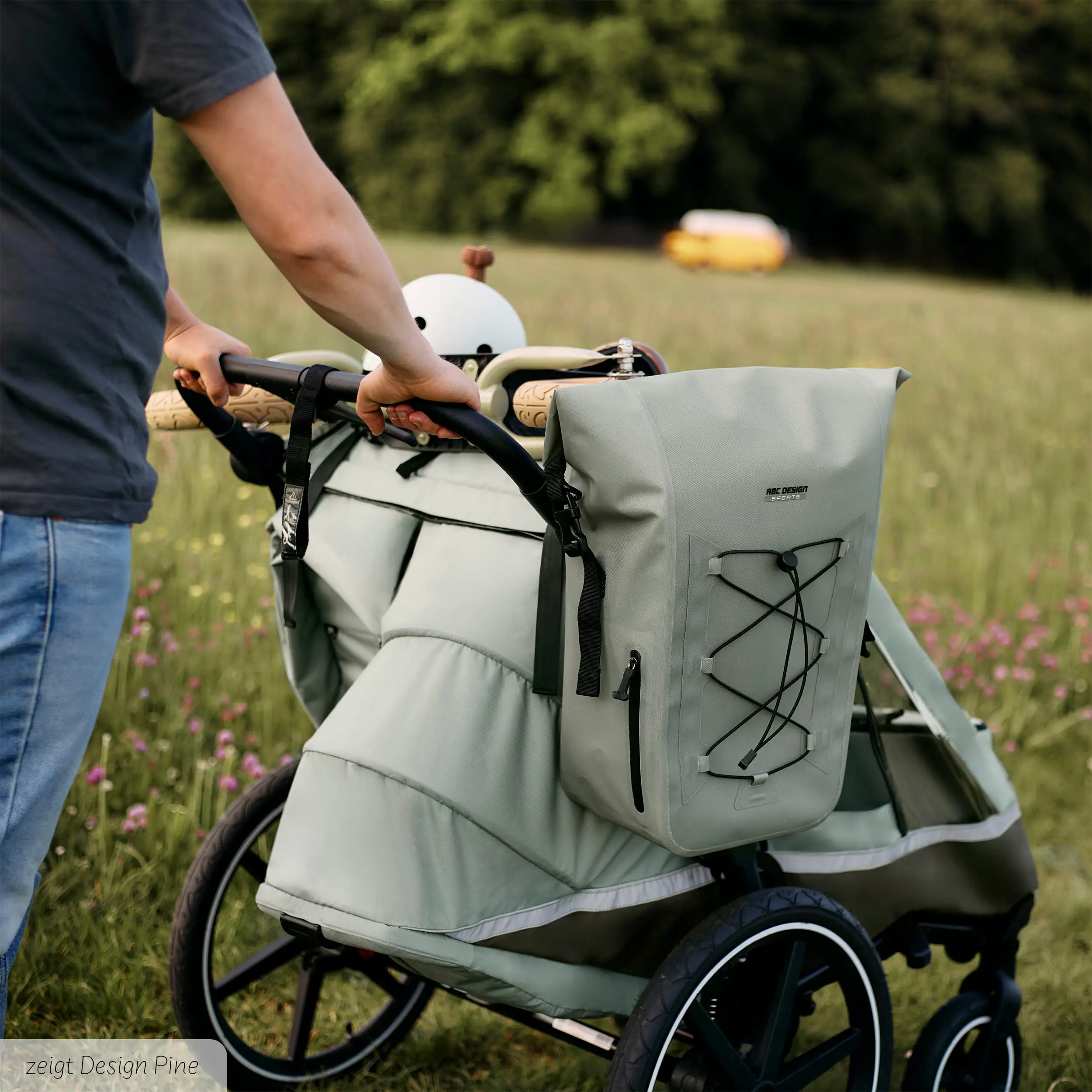 Sion 20L saddle bag for strollers, bike trailers & everyday use - Ink