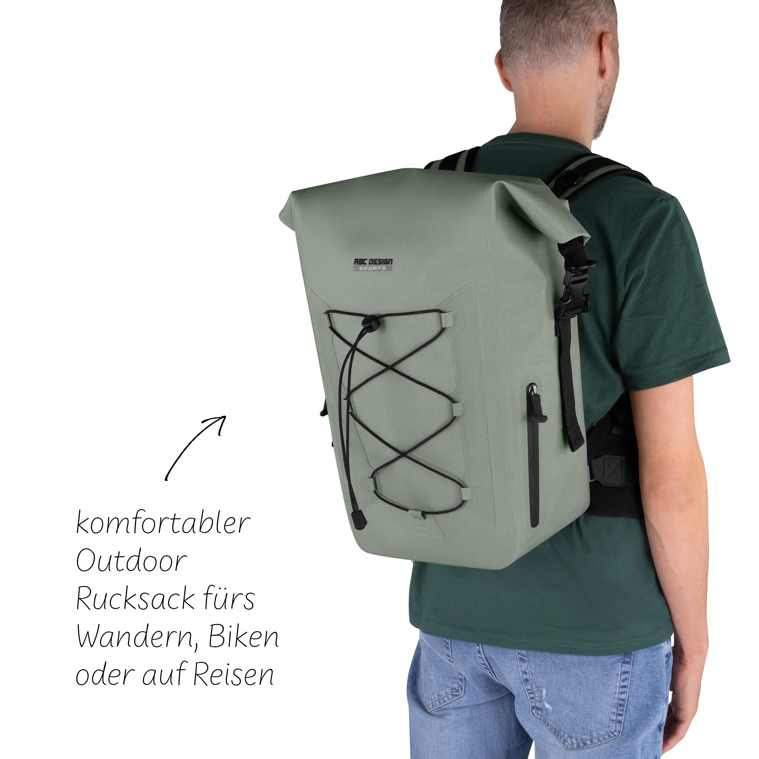 Lausanne 20L premium outdoor backpack for city and nature - Pine
