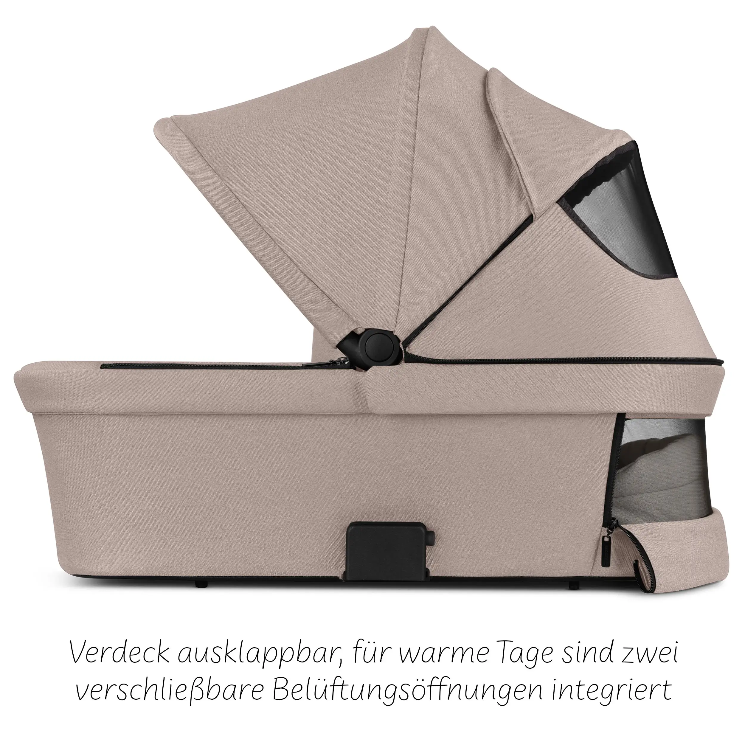 3in1-Kinderwagen-Set Salsa 5 Air inkl. Babyschale Calla mit Liegefunktion - Camel