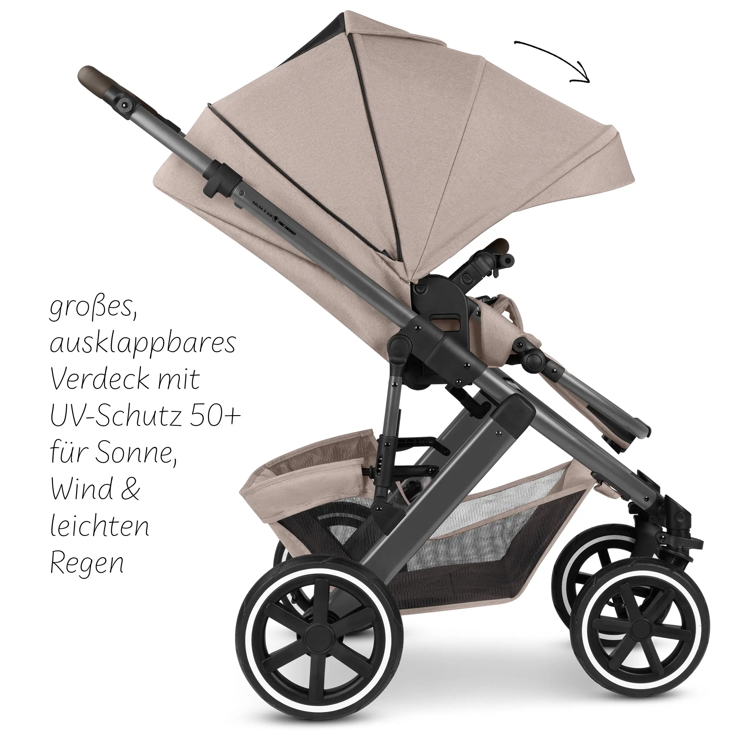 3in1 Stroller-Set Salsa 5 Air - Camel