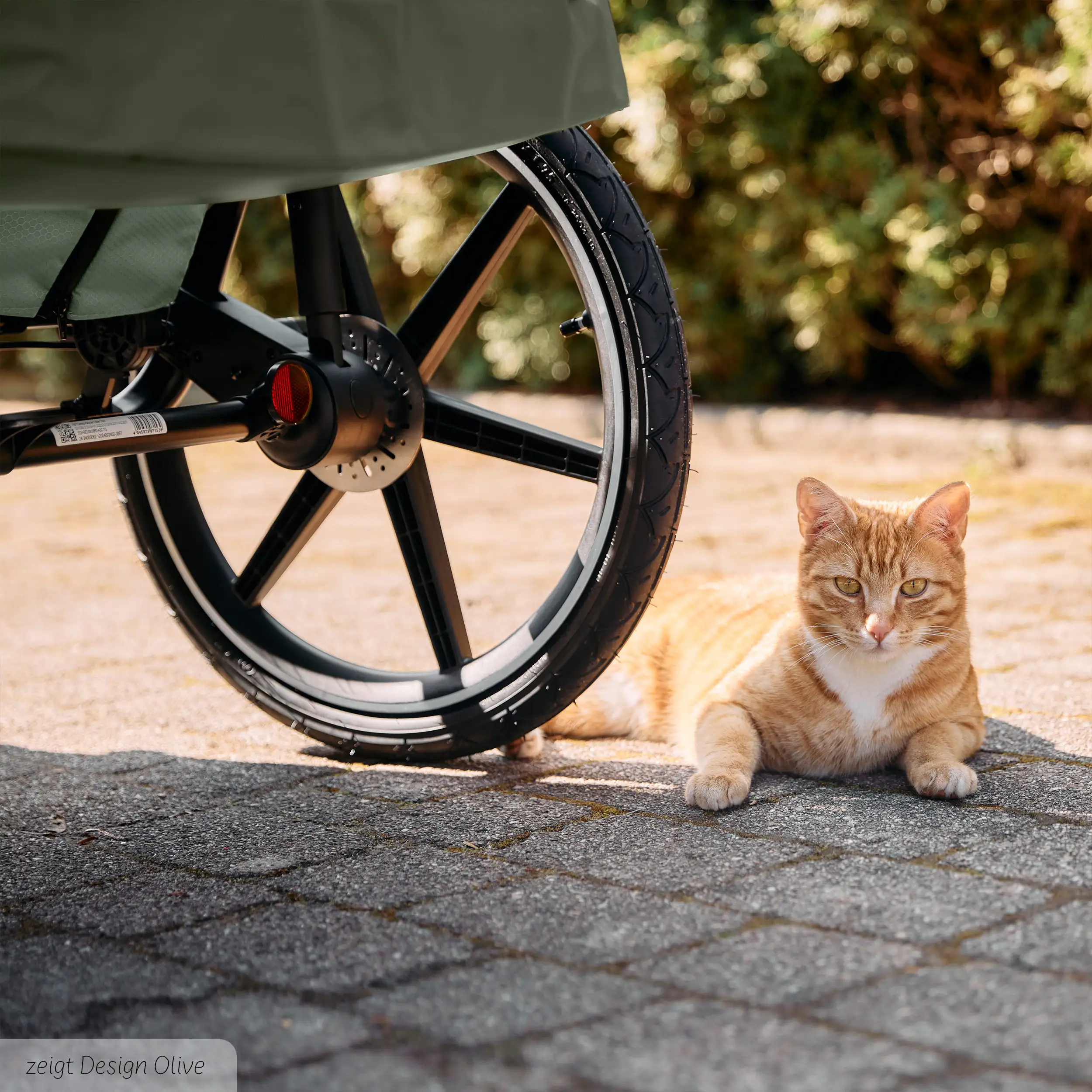 Tour 2 bicycle trailer with 2 comfortable seats & air wheels - Falcon