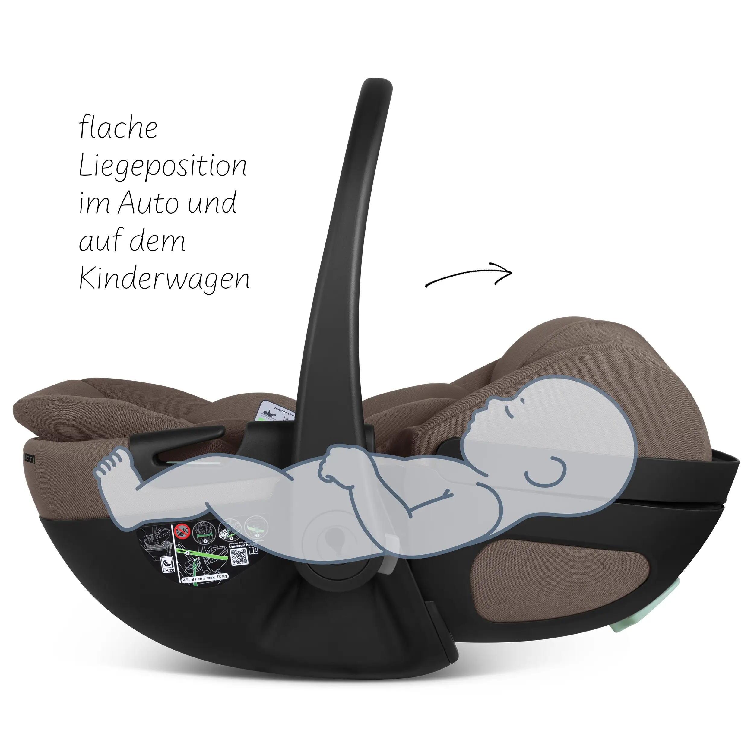 Calla i-Size Infant Car Seat with Reclining Function