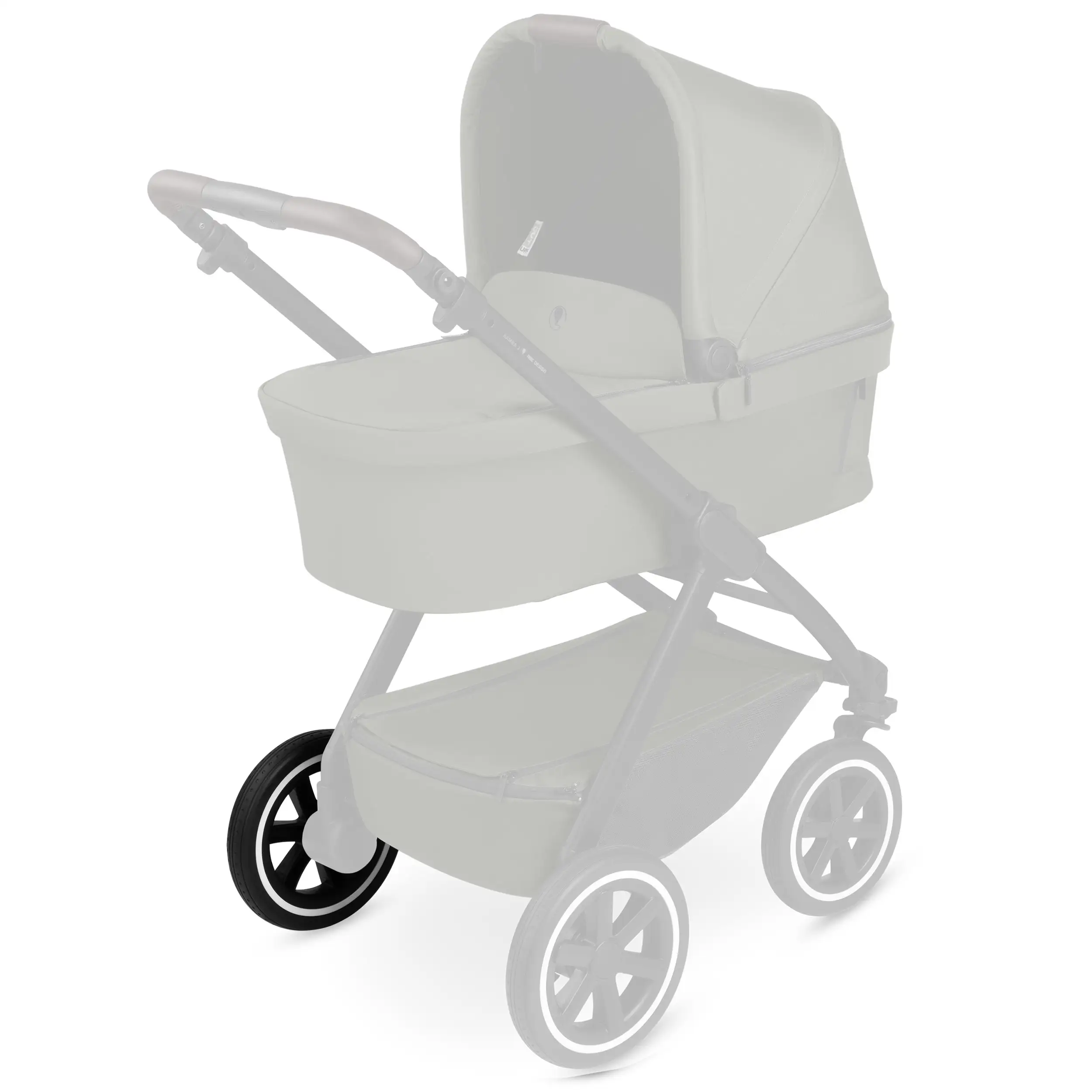 Rear wheel for Samba 2 / Samba - EVA Black / White Wall