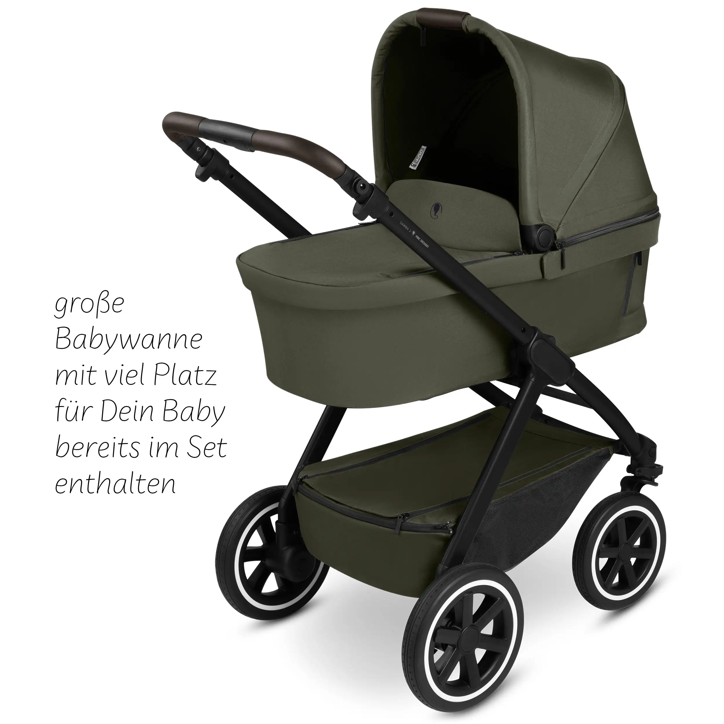 3in1 Stroller set Samba 2 - Avocado