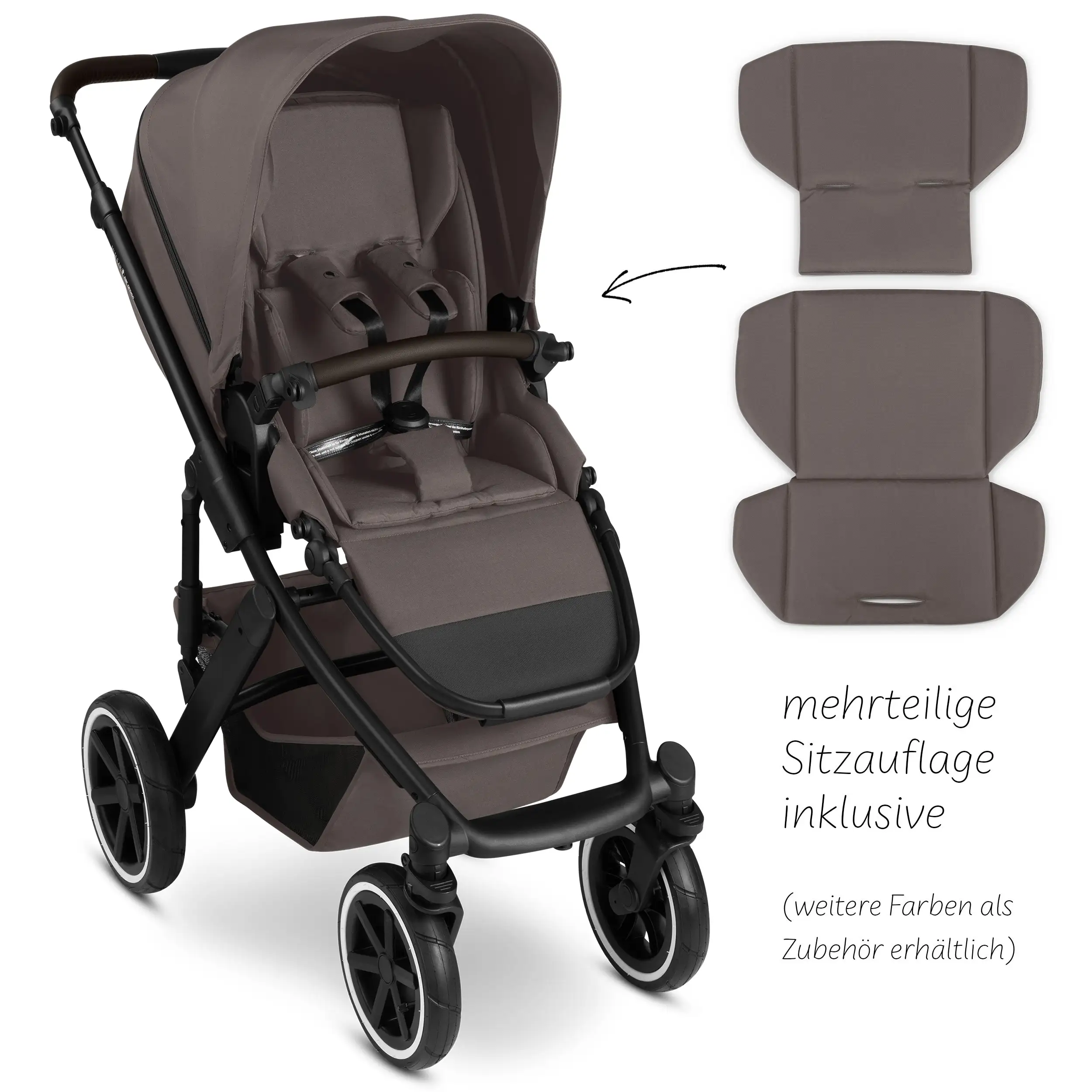 3in1 Stroller set Salsa 5 Air - Marron