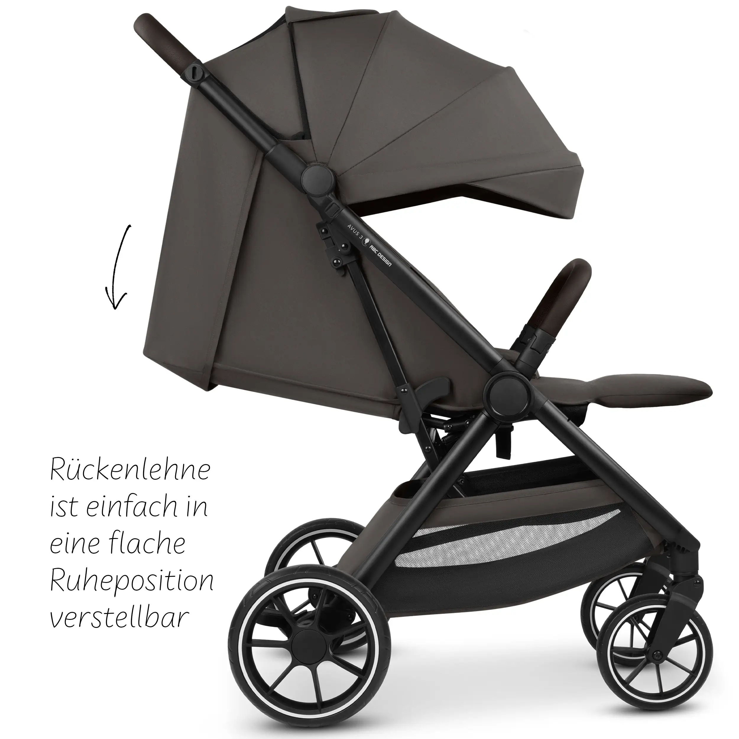 Avus 3 Stroller - Nut