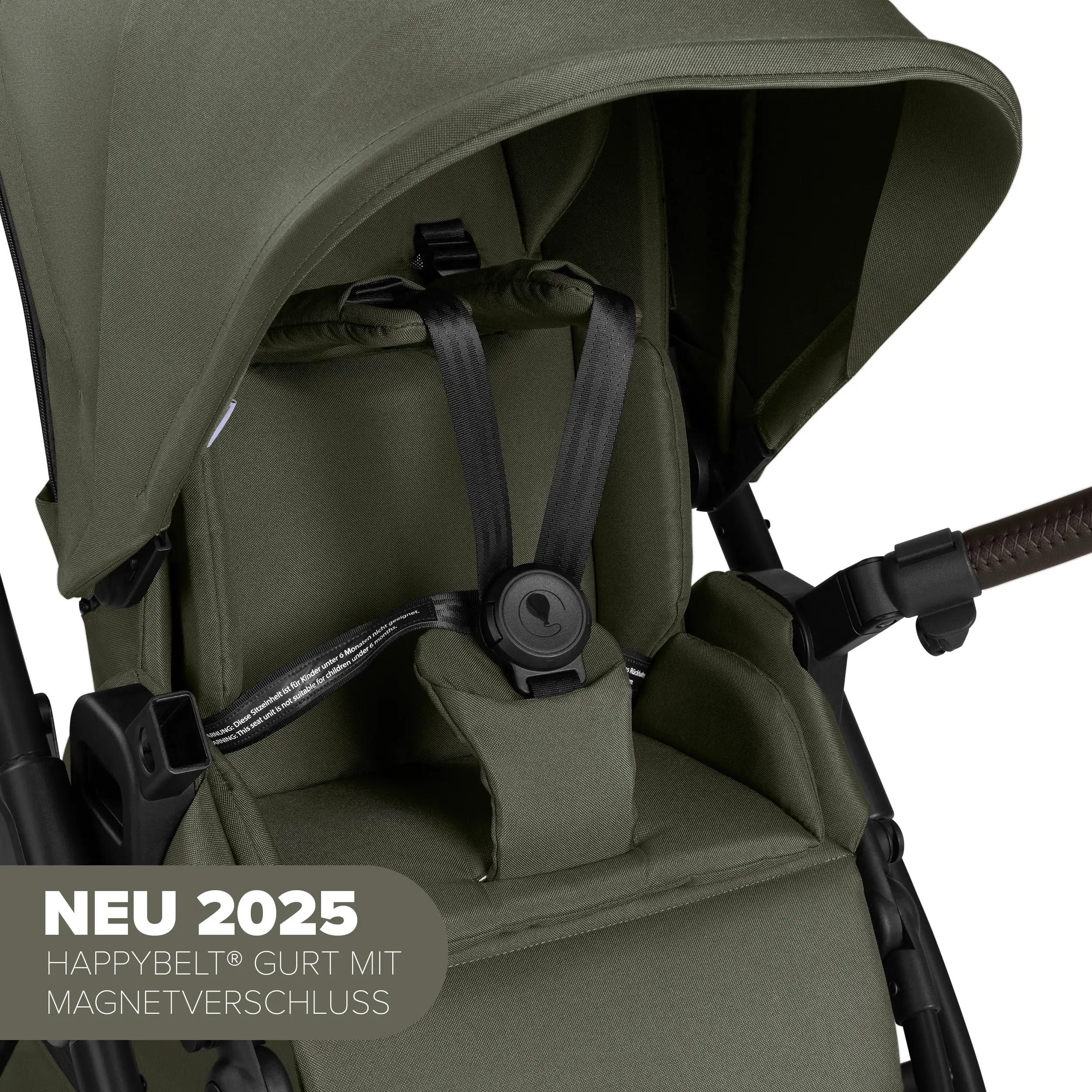 Travel system Samba 2 incl. Calla lie-flat infant car seat - Avocado