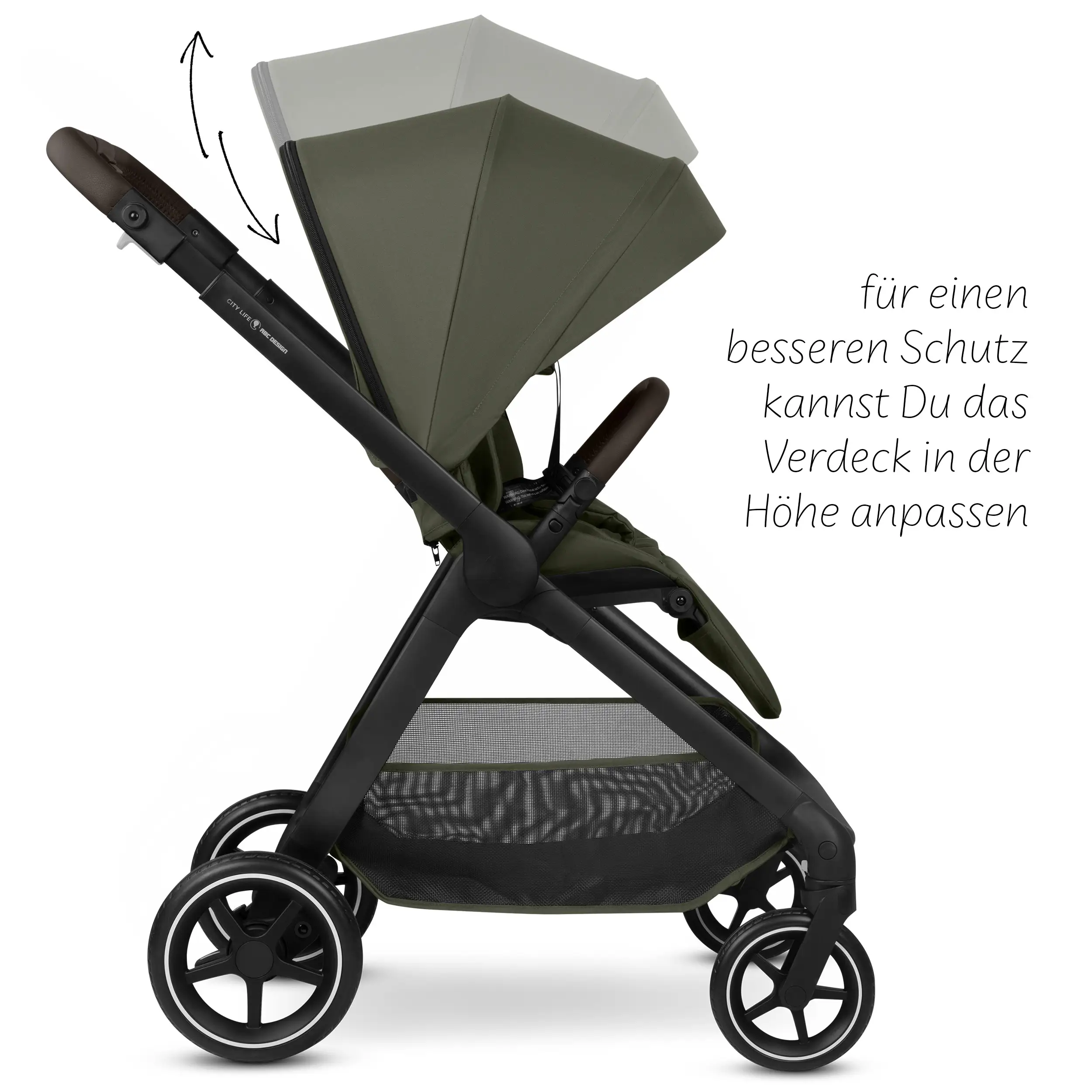 3in1 Stroller Set City Life incl. infant car seat Maxi Cosi Pebble 360 Pro 2 - Avocado