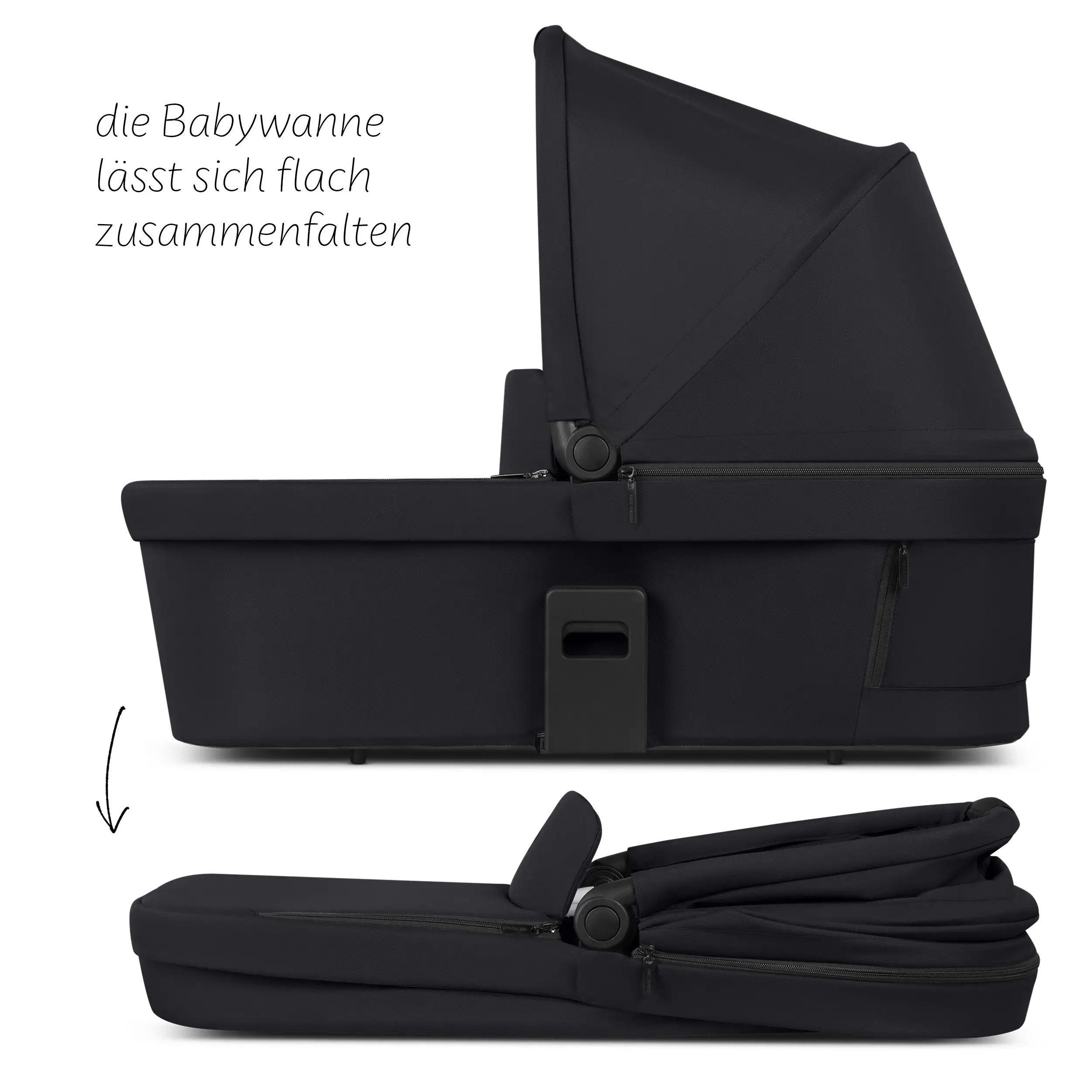 4in1 Stroller Set Salsa Core incl. infant car seat Calla with Reclining Function and the Root Isofix base - Ink