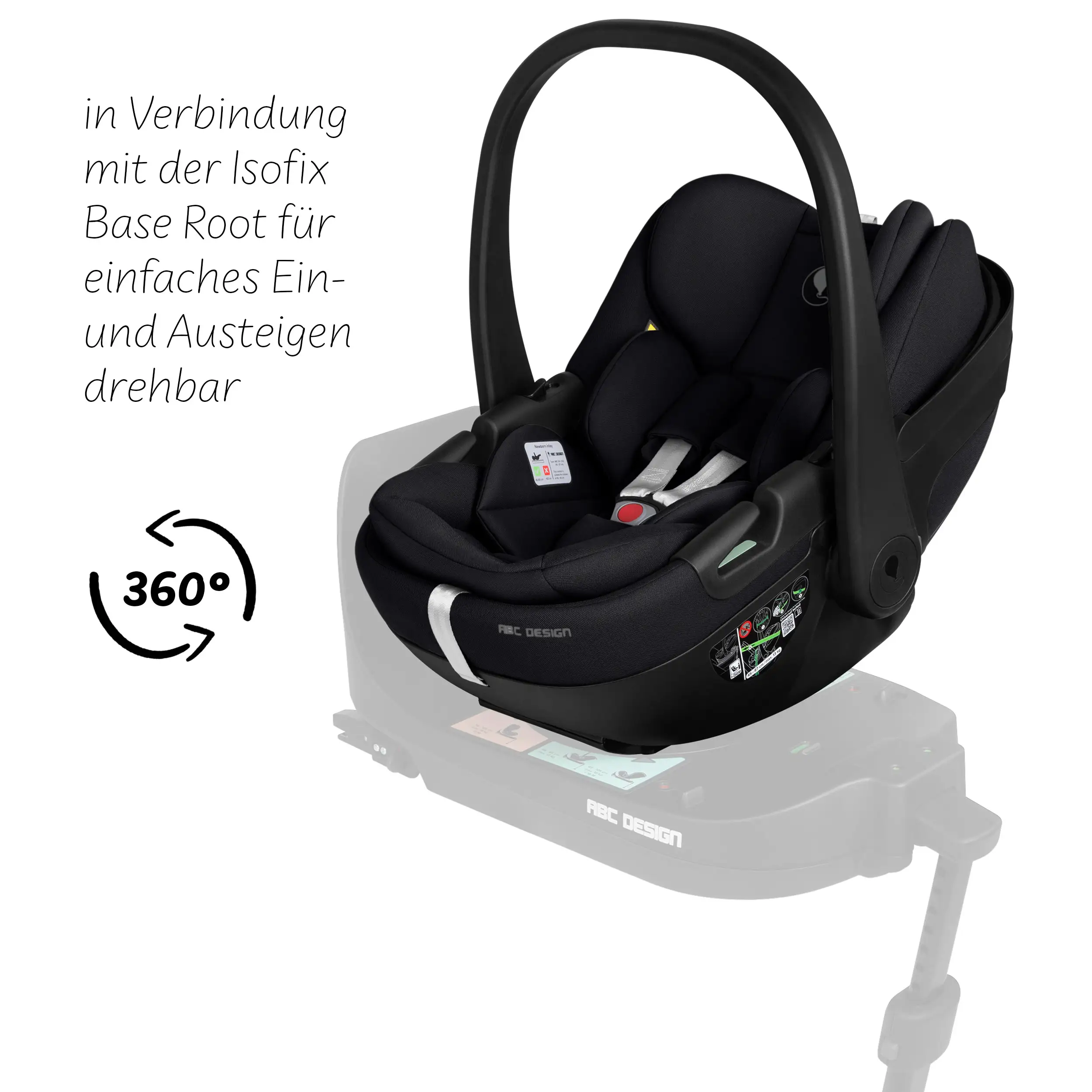 Calla i-Size Infant Car Seat with Reclining Function - Ink