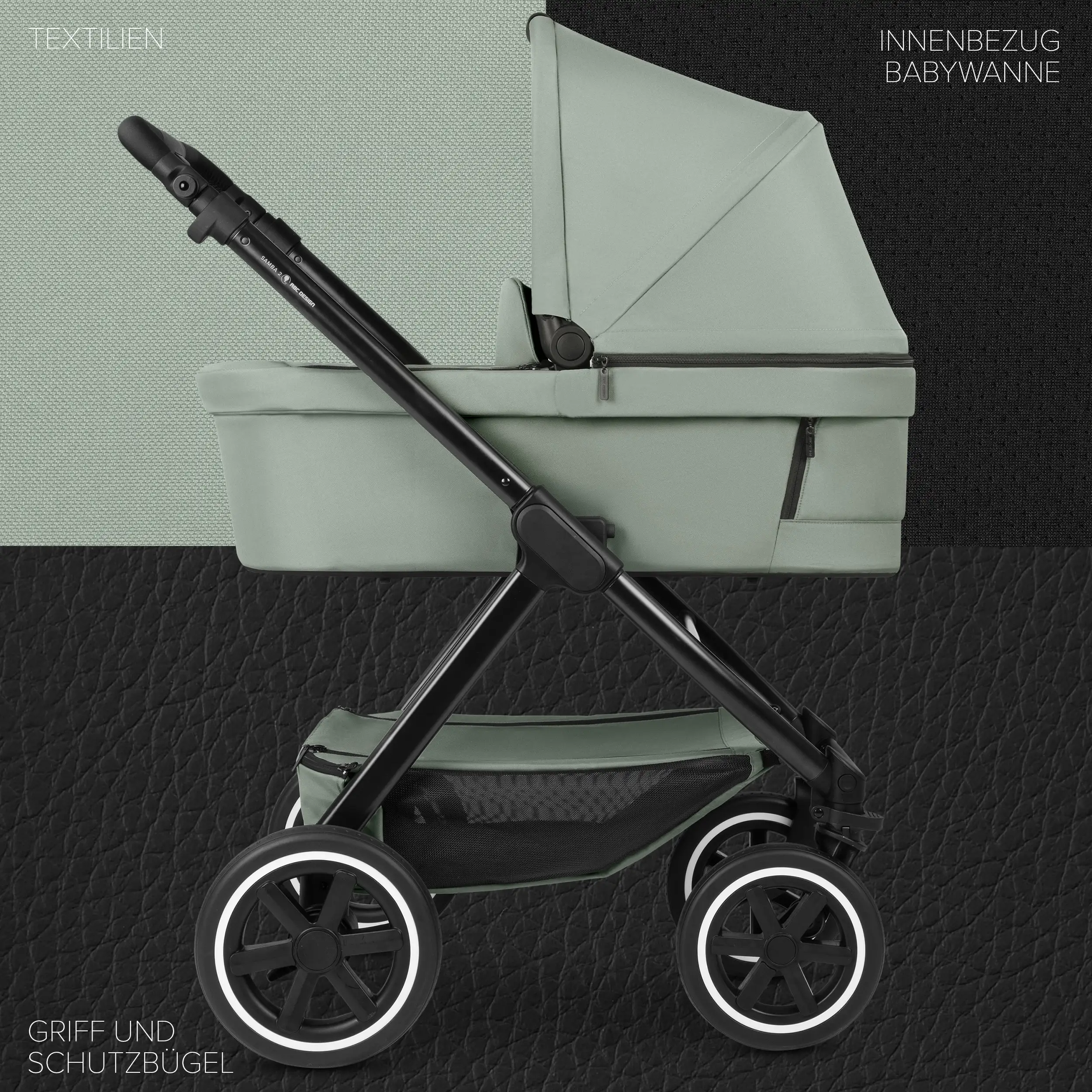 3in1 Stroller-Set Samba 2 - Pine