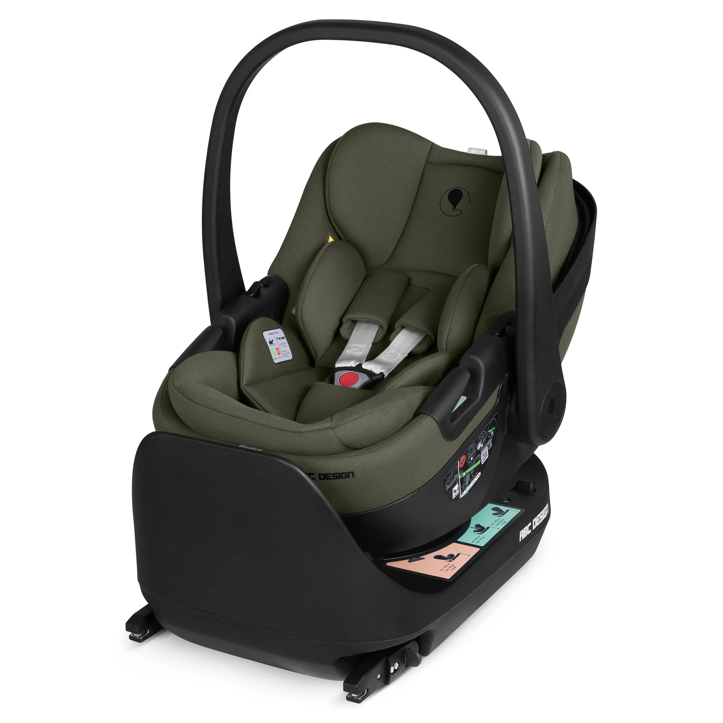 Calla i-Size Infant Car Seat with Reclining Function - Olive