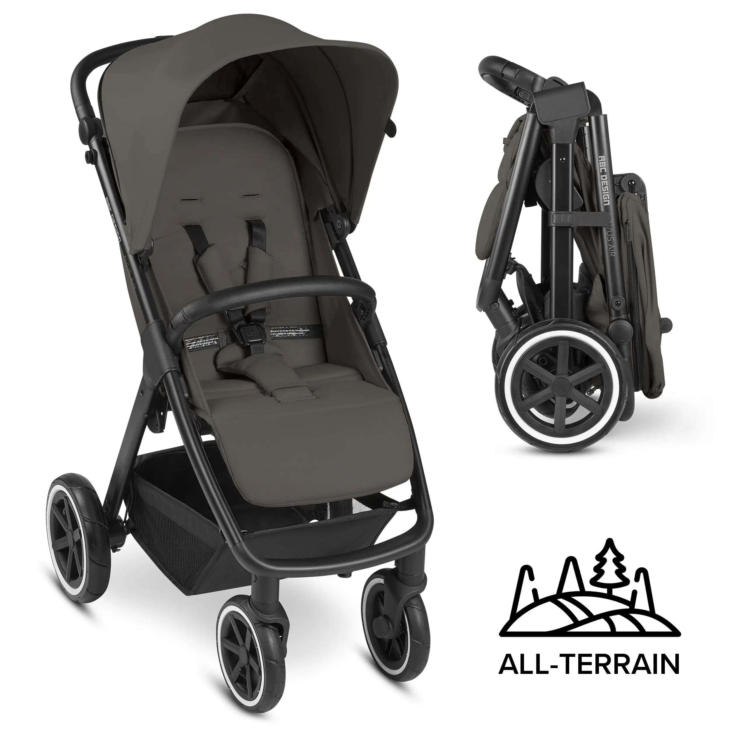 Stroller Avus Air | With Air Tires - Cloud