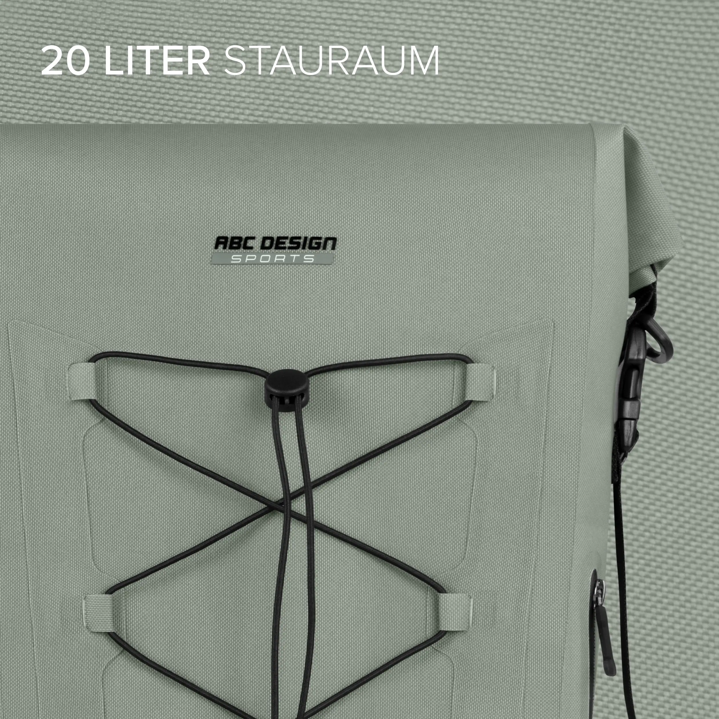 Sion 20L saddle bag for strollers, bike trailers & everyday use - Pine