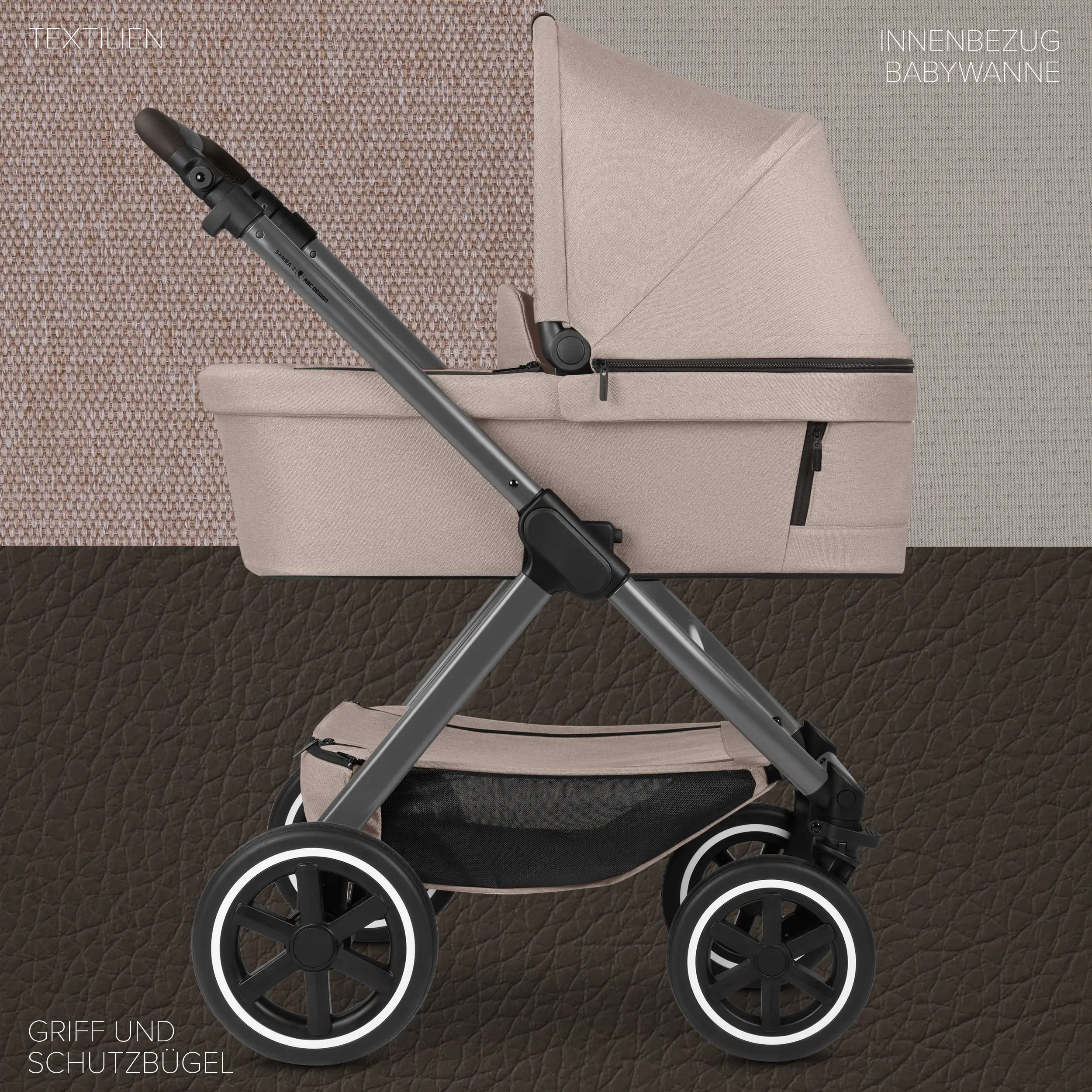2in1 Stroller Samba 2 - Camel