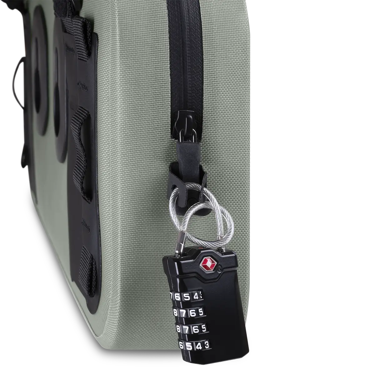 Lockable main compartment