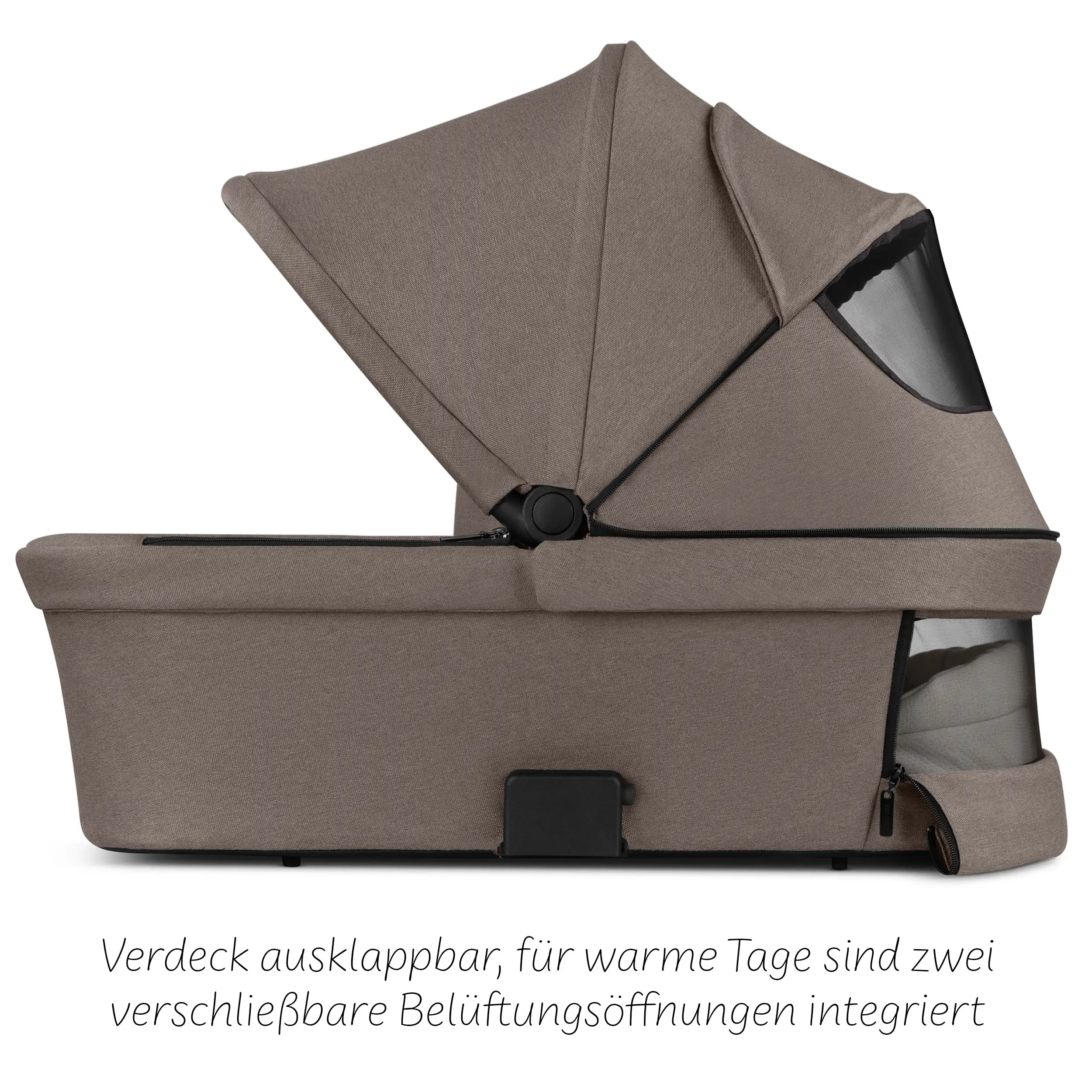 3in1-Kinderwagen-Set Salsa 5 Air inkl. Babyschale Calla mit Liegefunktion  - Nature