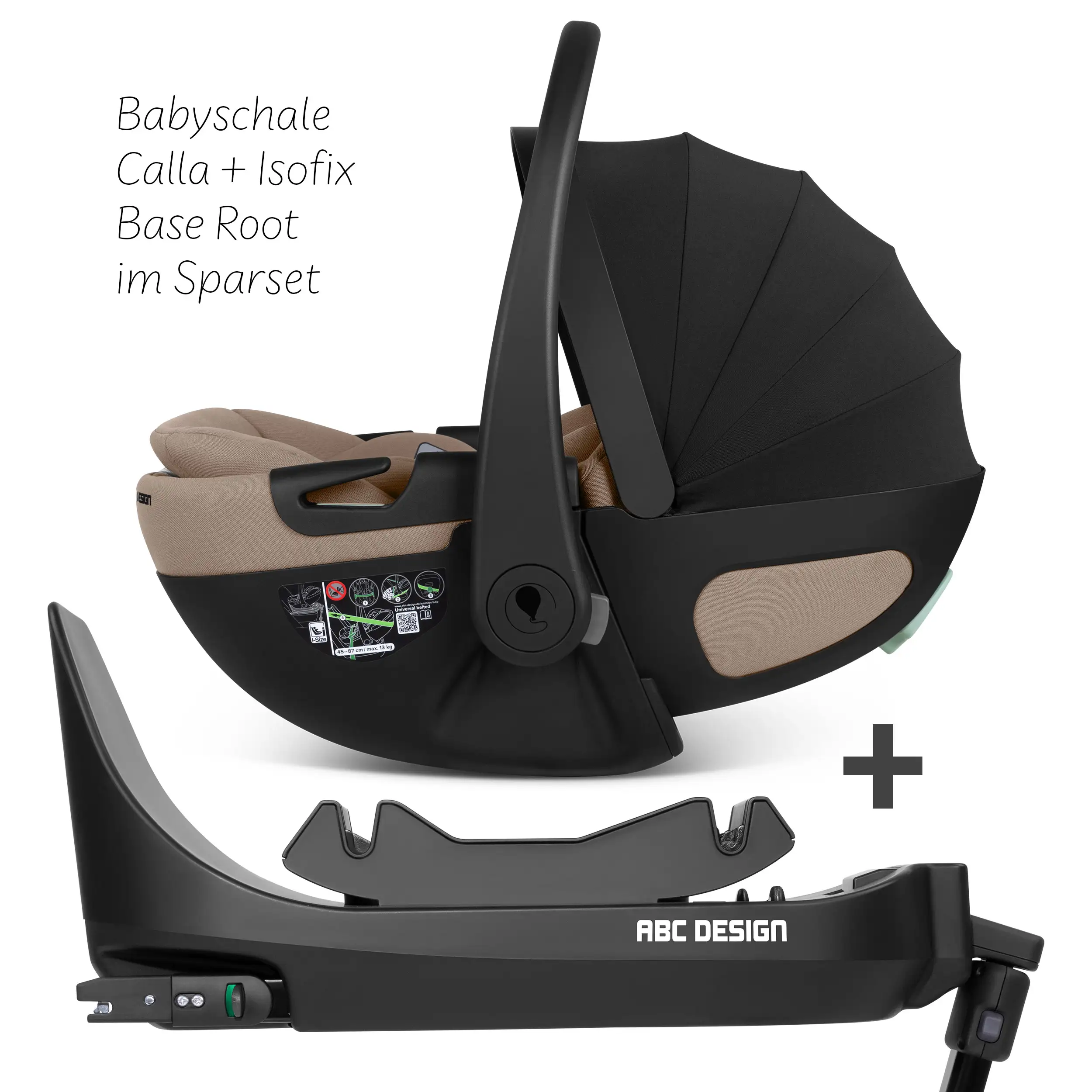 Calla i-Size lie-flat infant car seat incl. rotating ISOFIX Base Root