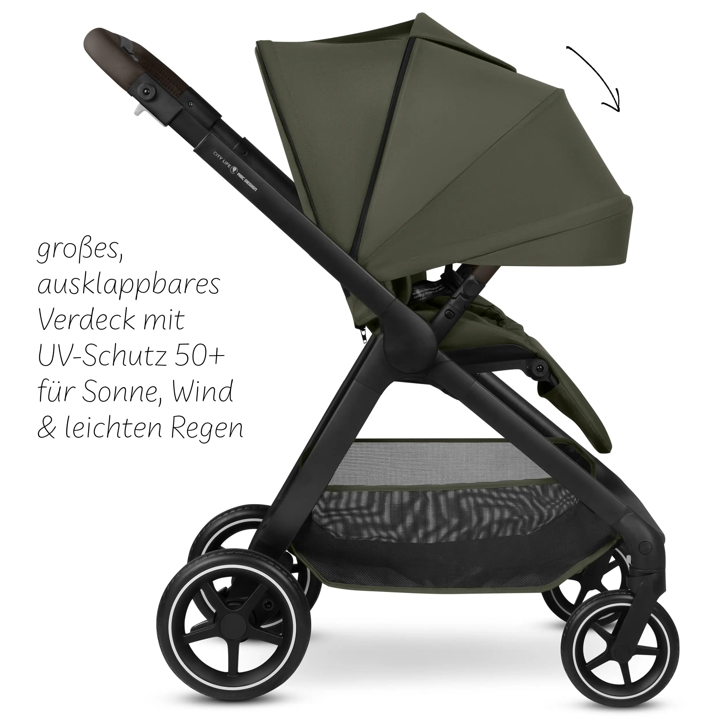 3in1 Stroller Set City Life incl. infant car seat Maxi Cosi Pebble 360 Pro 2 - Avocado
