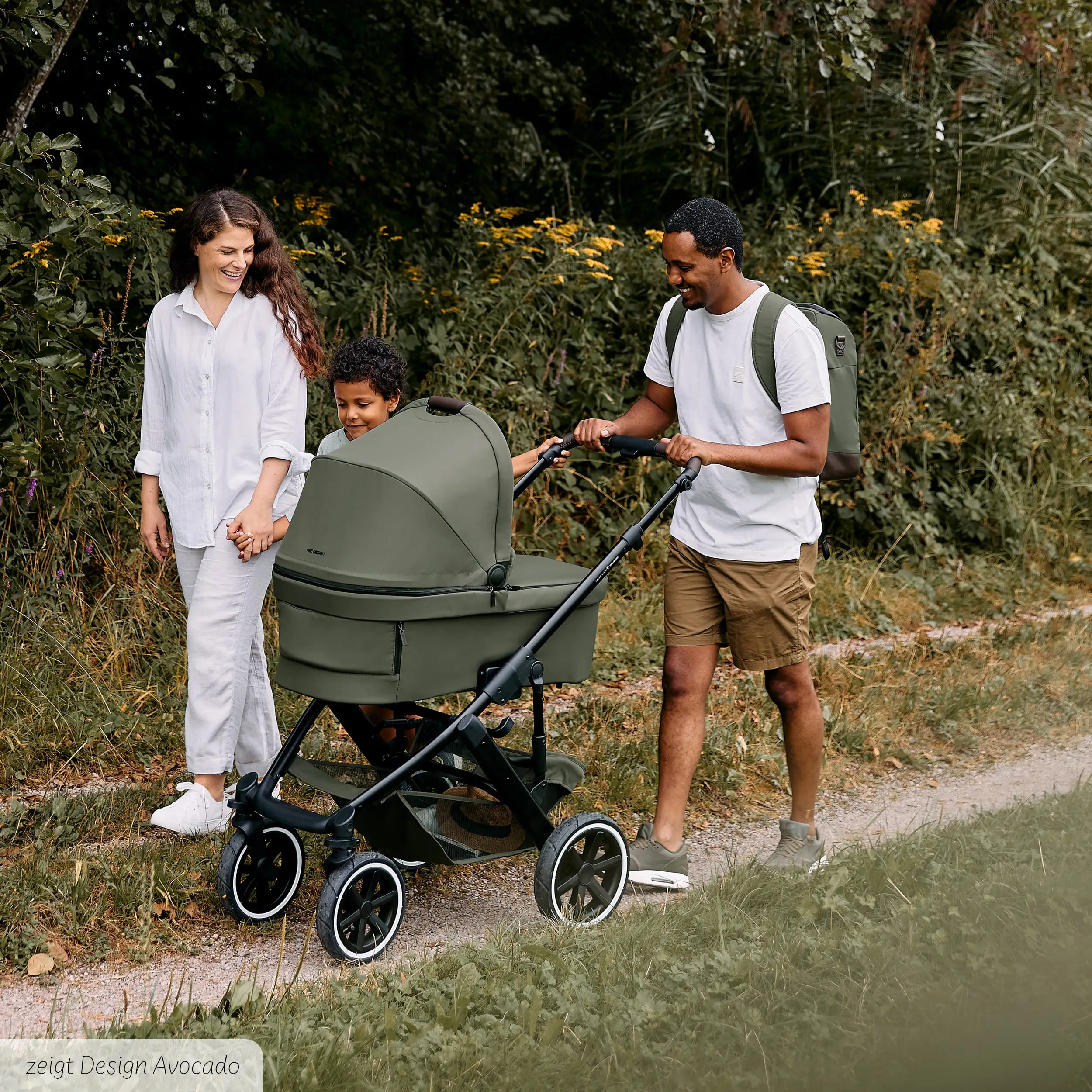 3in1-Kinderwagen-Set Salsa 5 Air inkl. Babyschale Calla mit Liegefunktion - Coal