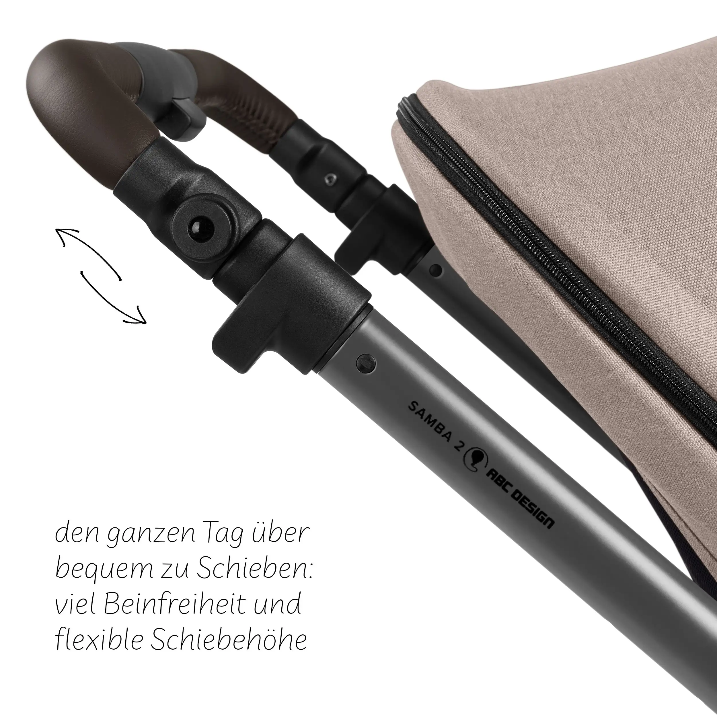 Travel set Samba 2 incl. car seats for newborns - Camel