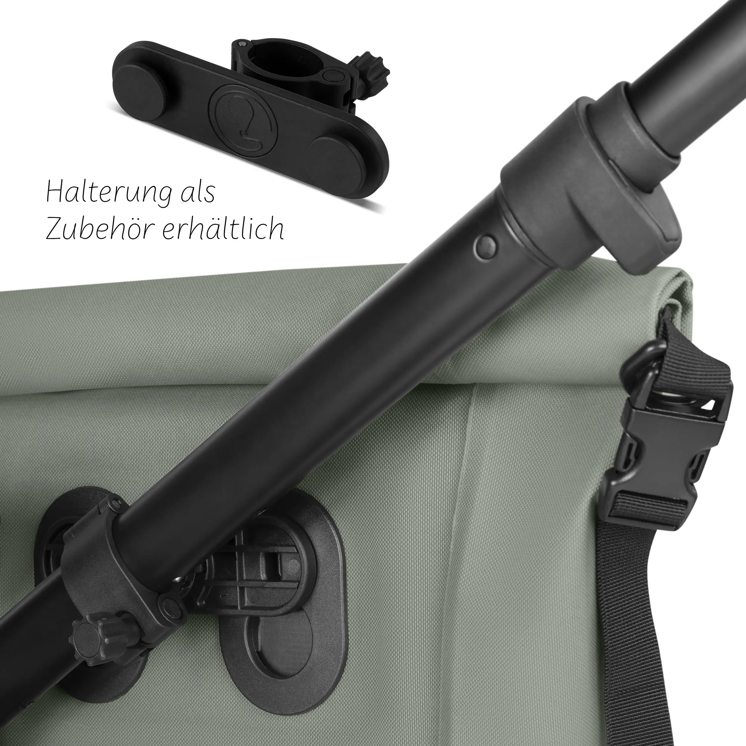 Sion 20L saddle bag for strollers, bike trailers & everyday use - Pine