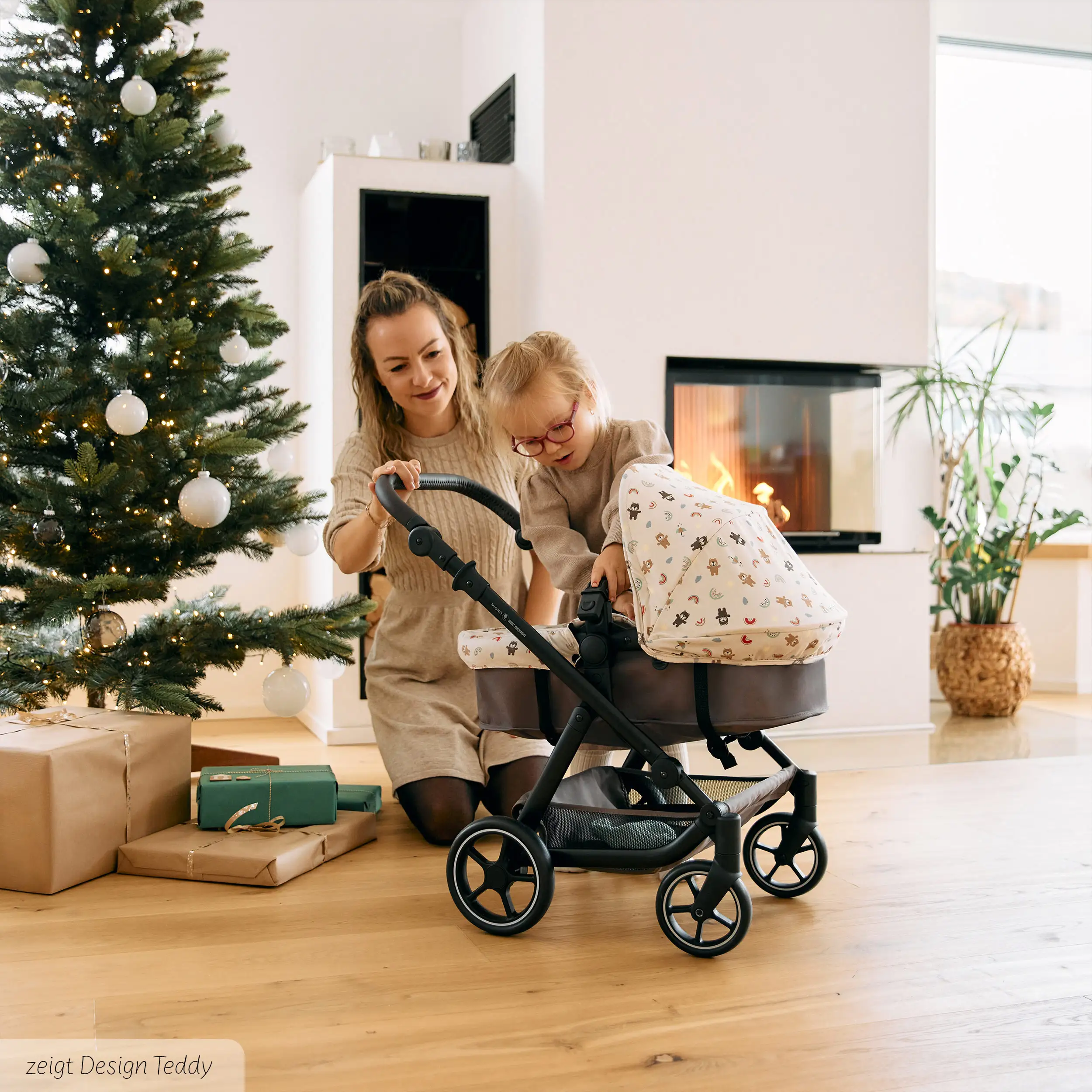 Migno doll's pram - Marron