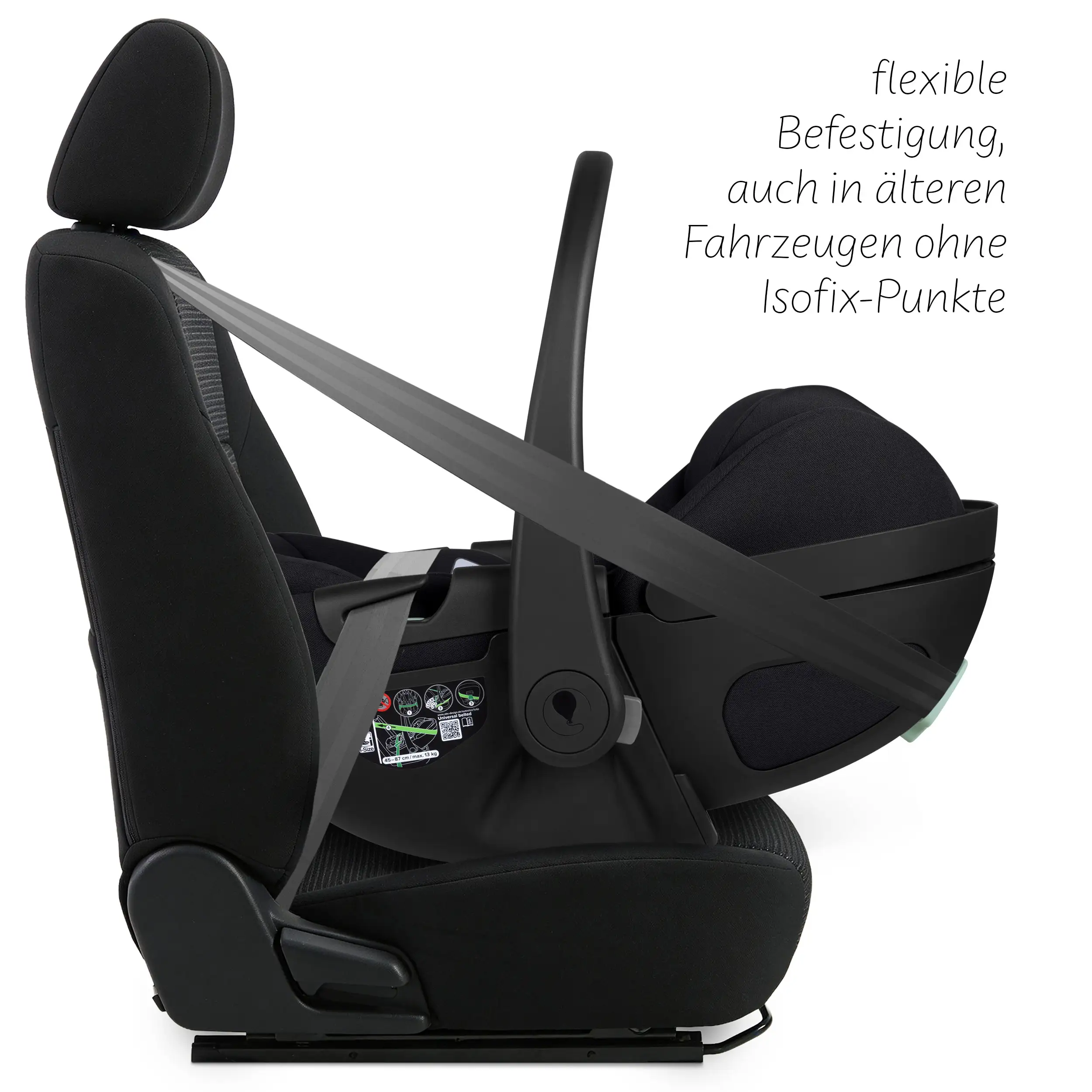 Calla i-Size Infant Car Seat with Reclining Function - Ink